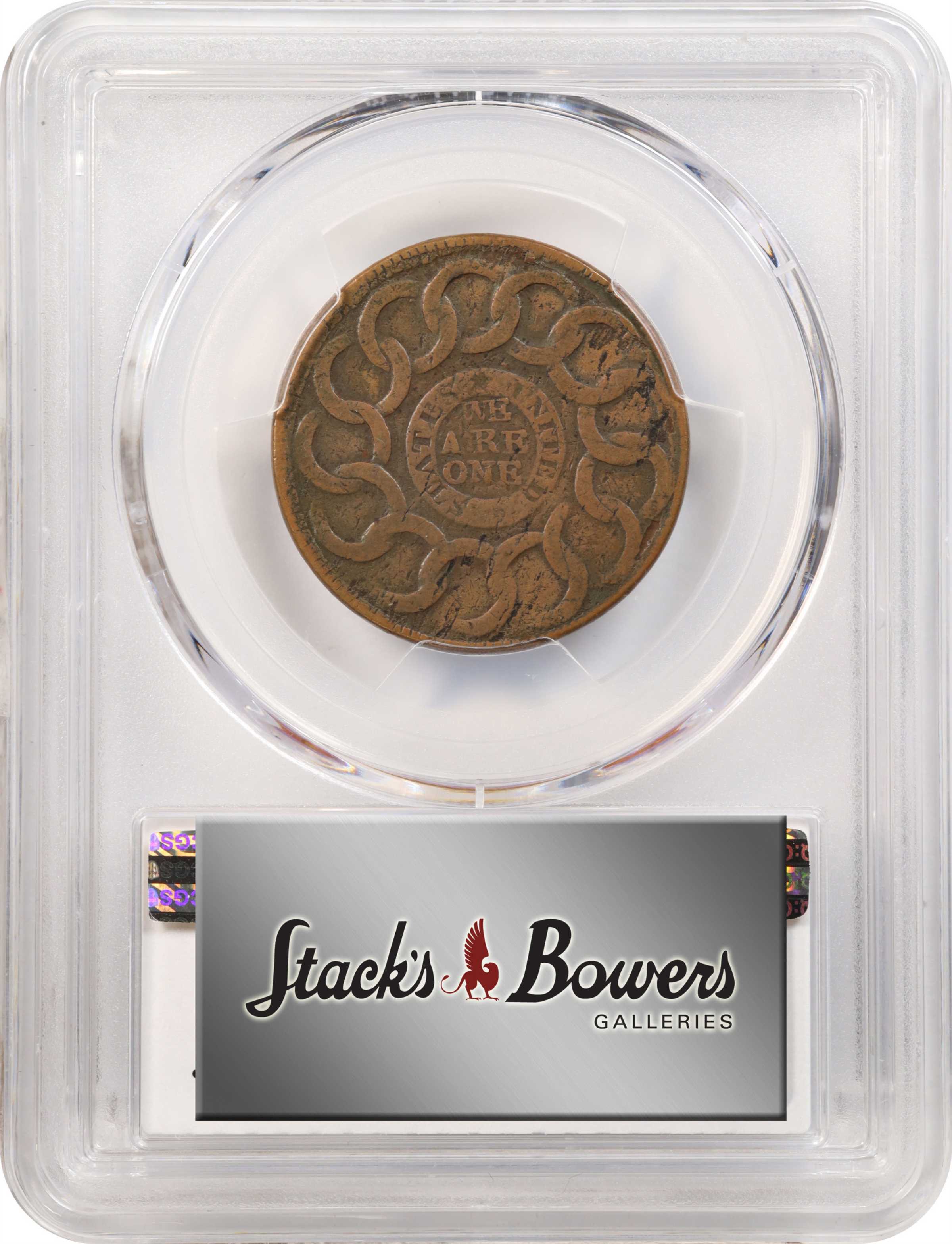 1787 Fugio 1c 4 Cinquefoils, STATES UNITED, Newman 20-X MS BN AG3 BN thumbnail 24