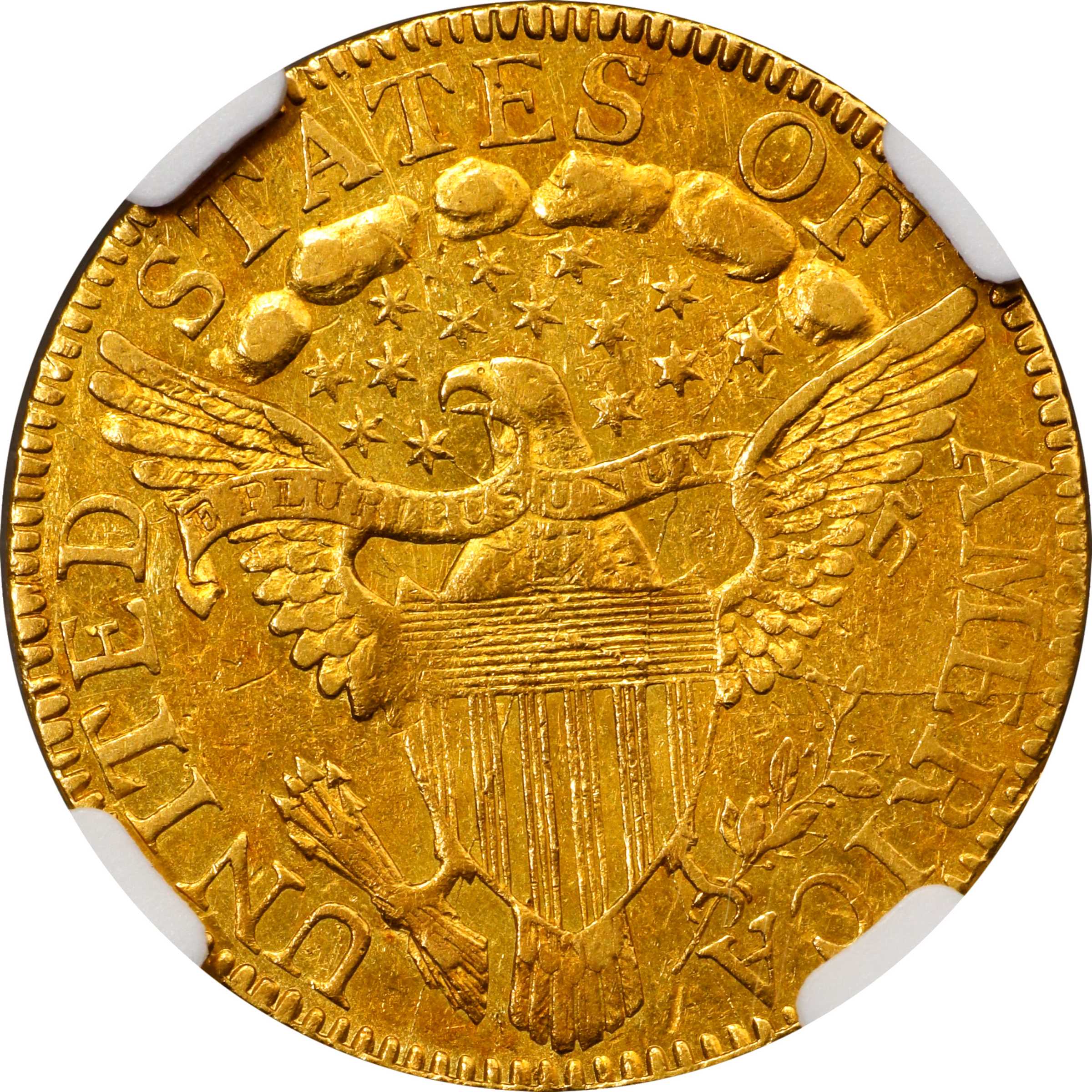 1798 $5  Large Eagle, Large 8, 14 Stars AU58 thumbnail 18