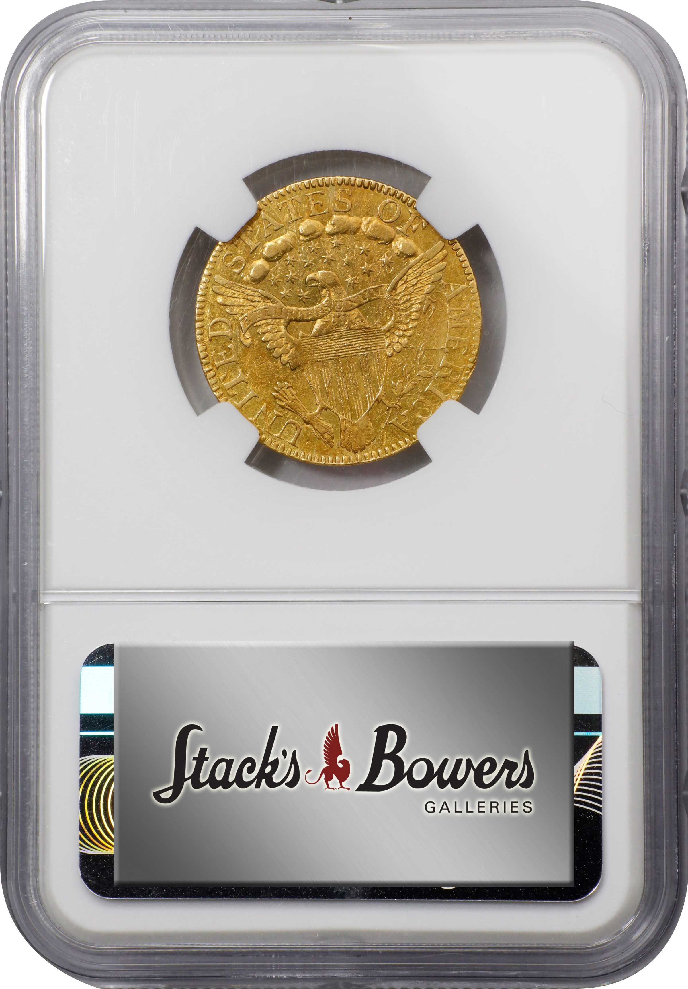 1798 $5  Large Eagle, Large 8, 14 Stars AU58 thumbnail 20