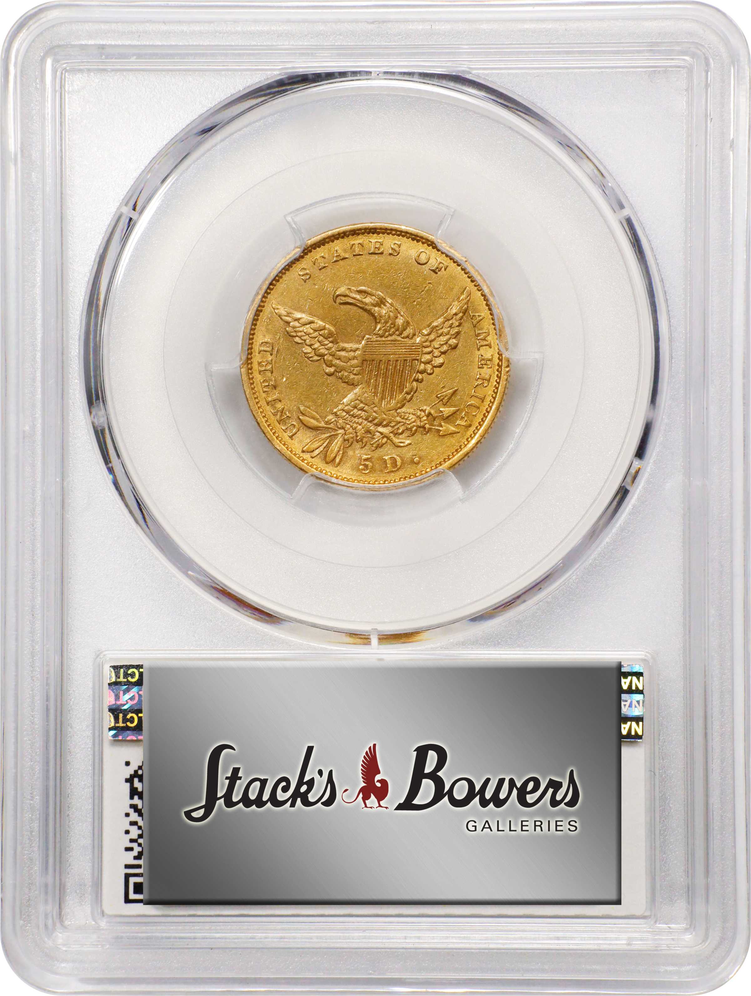 1834 $5  Classic Head, Plain 4, HM-4 MS thumbnail 12