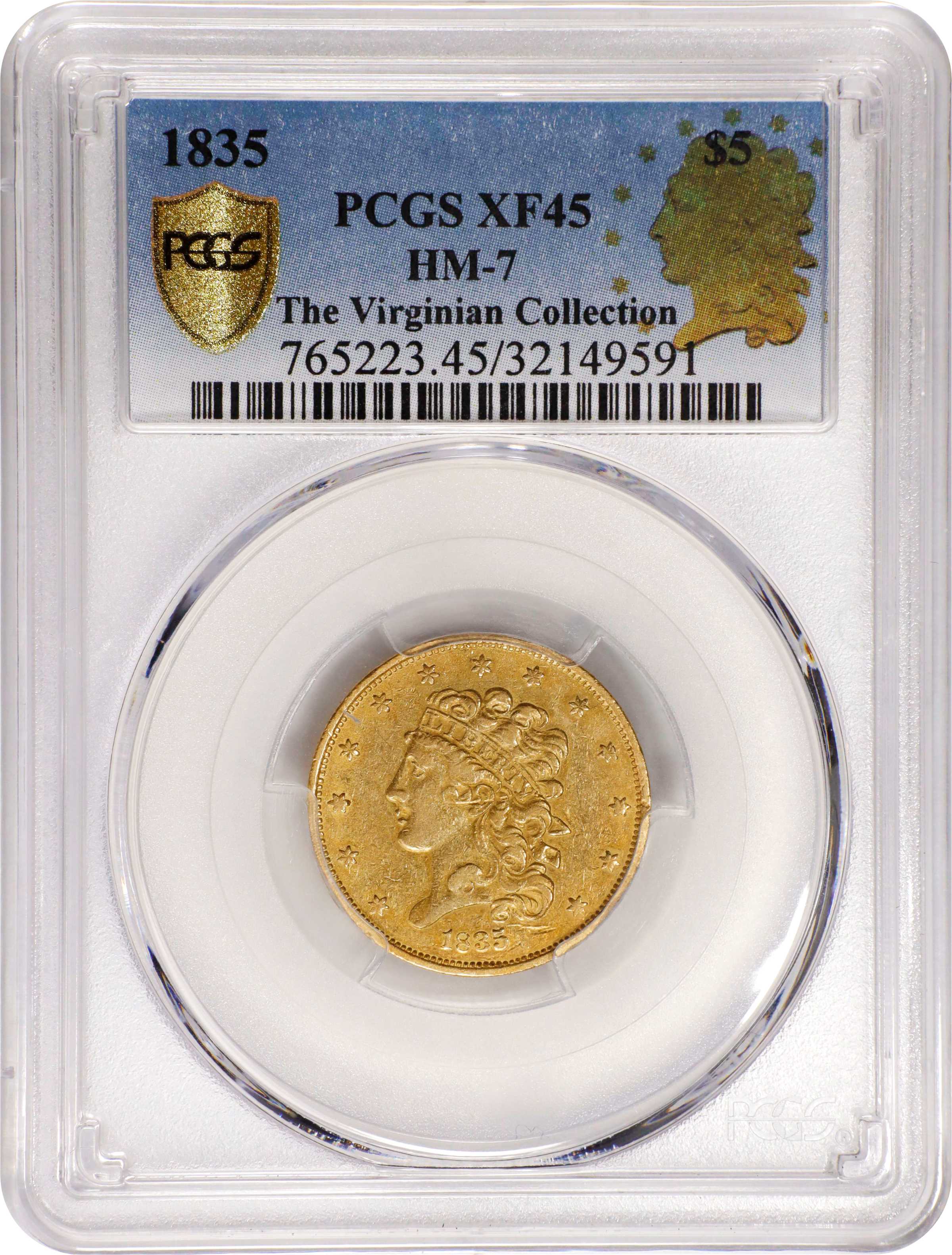 1835 $5  HM-7 MS thumbnail 5