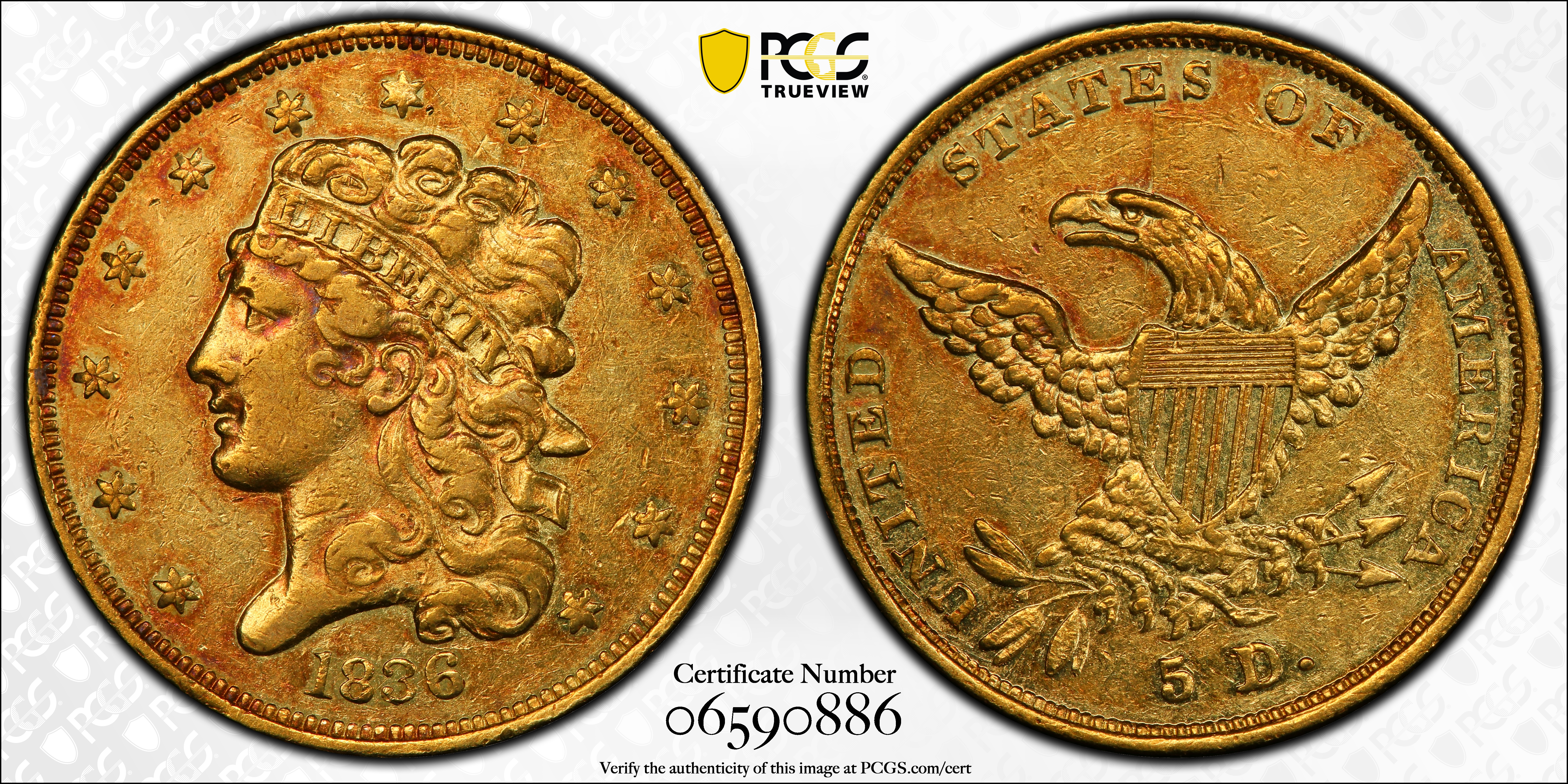 1836 $5  HM-2 MS thumbnail 15