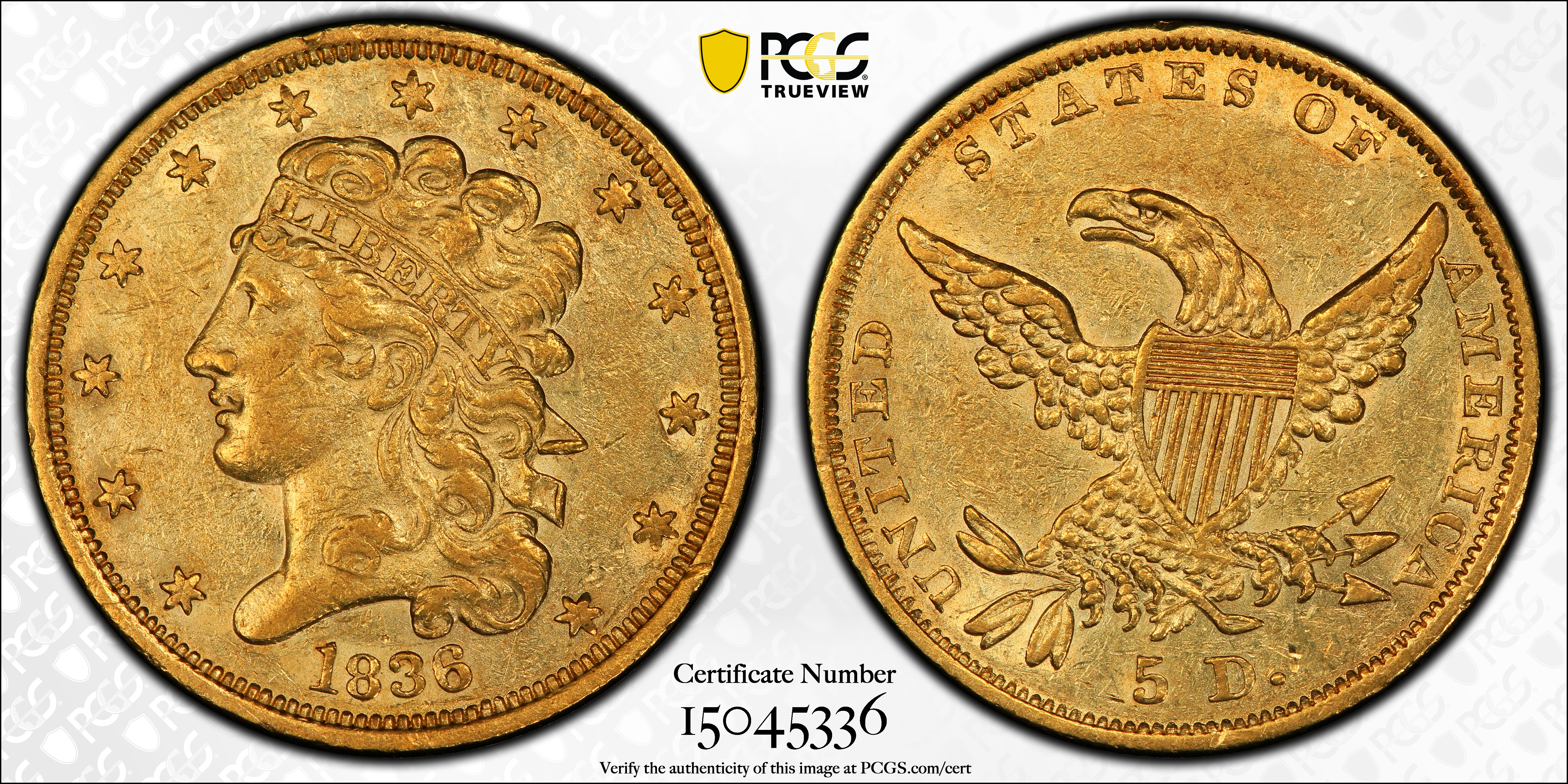 1836 $5  HM-2 MS thumbnail 20