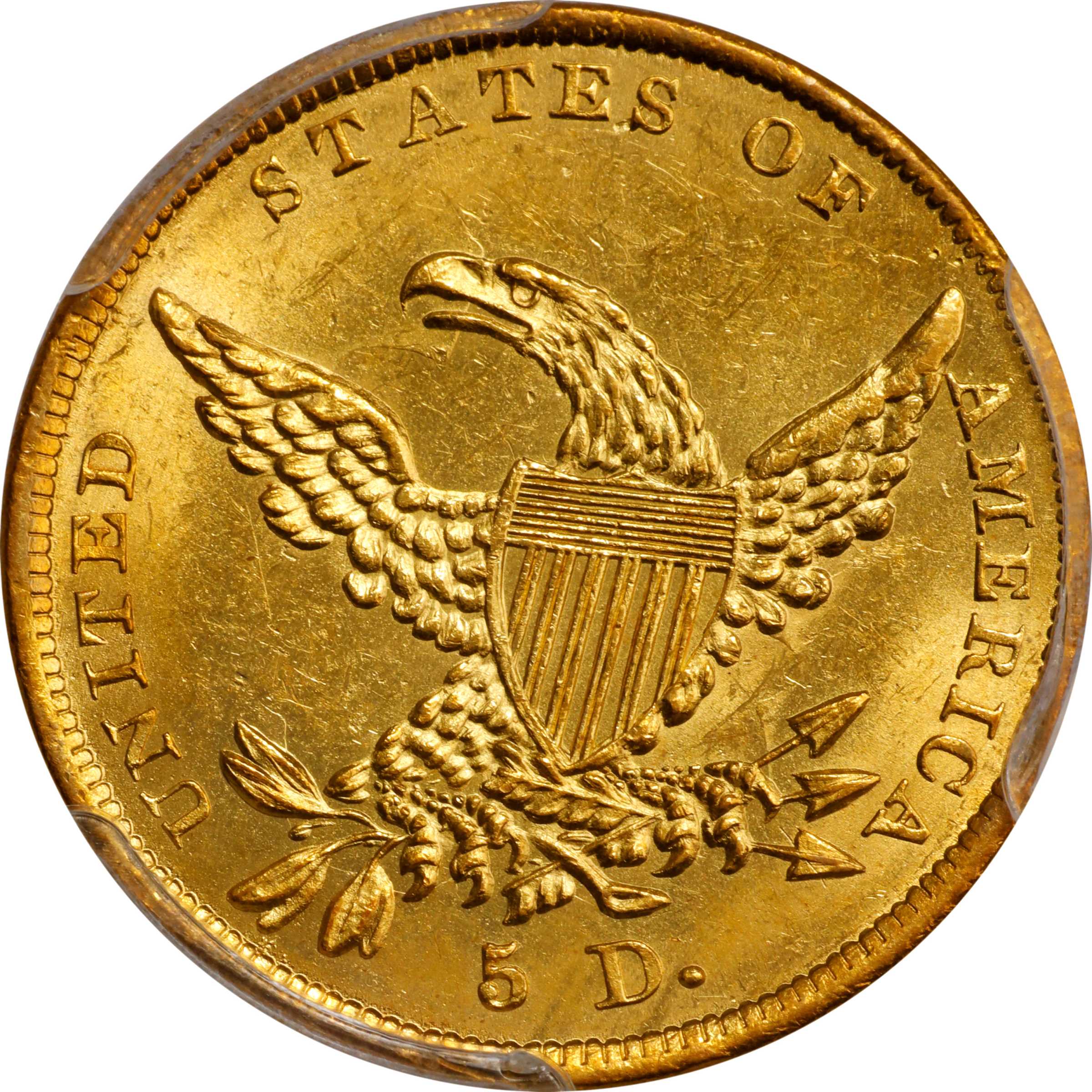 1838 $5  HM-1 MS65 thumbnail 2