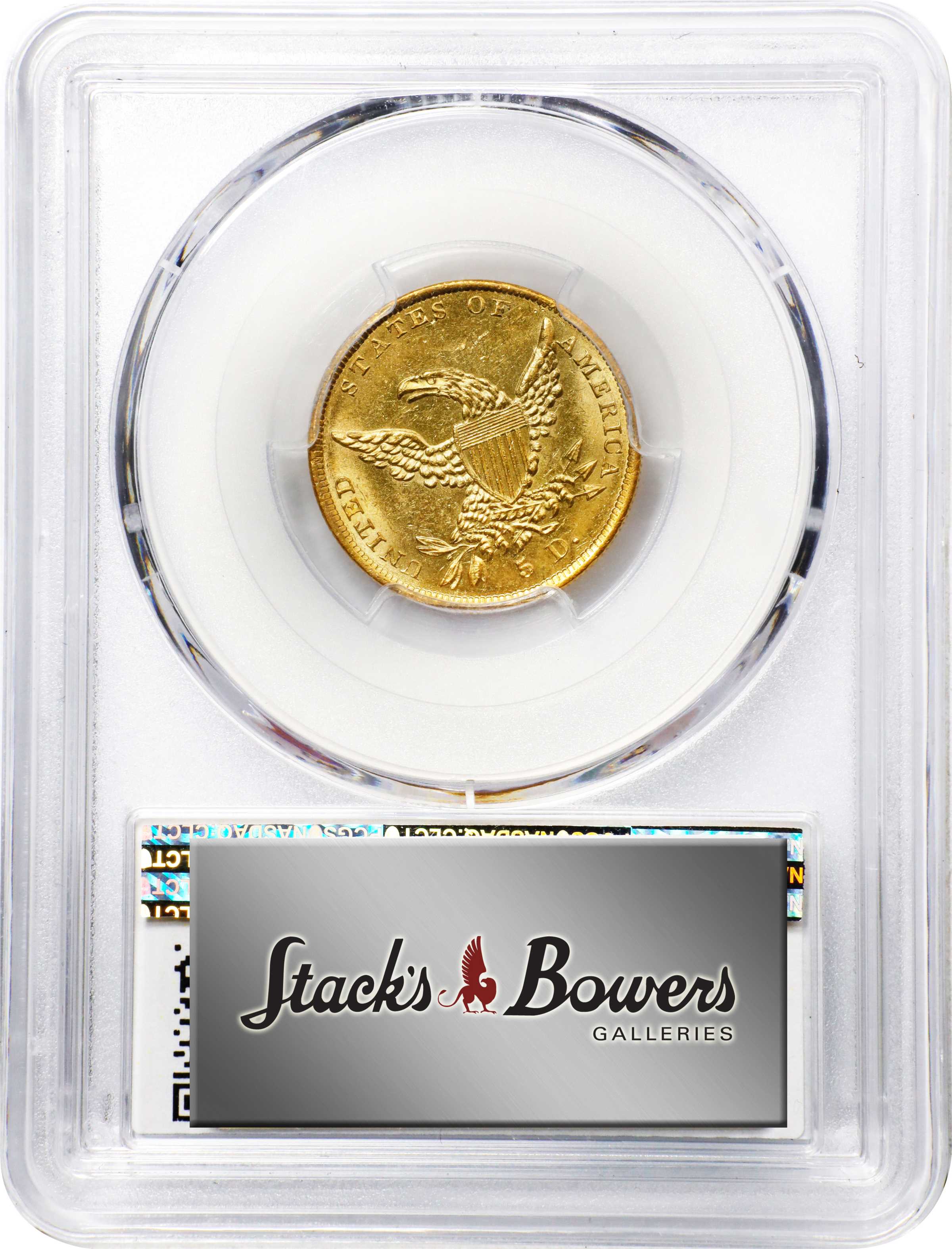 1838 $5  HM-1 MS65 thumbnail 4