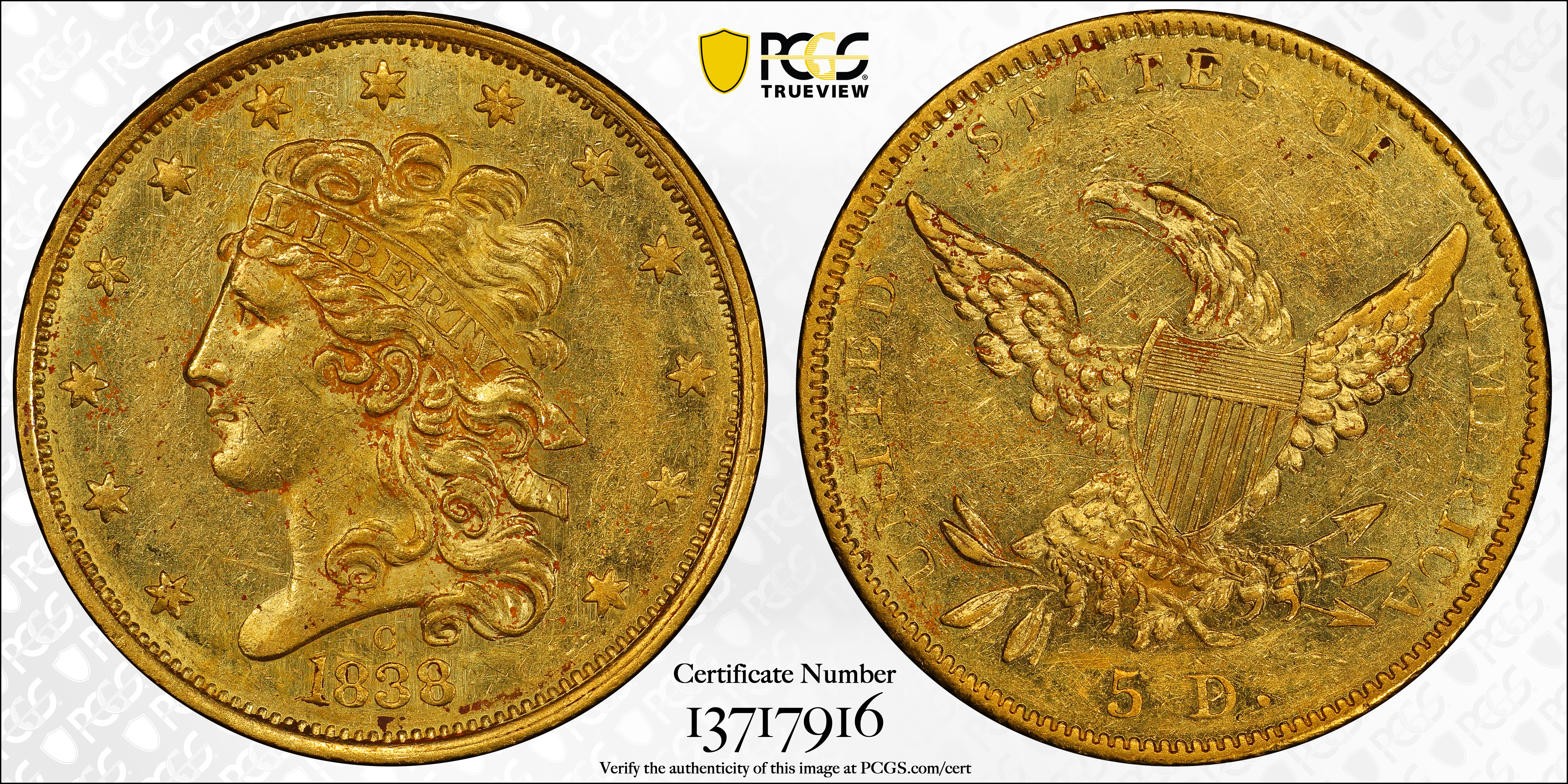 1838-C $5  HM-1 MS thumbnail 20