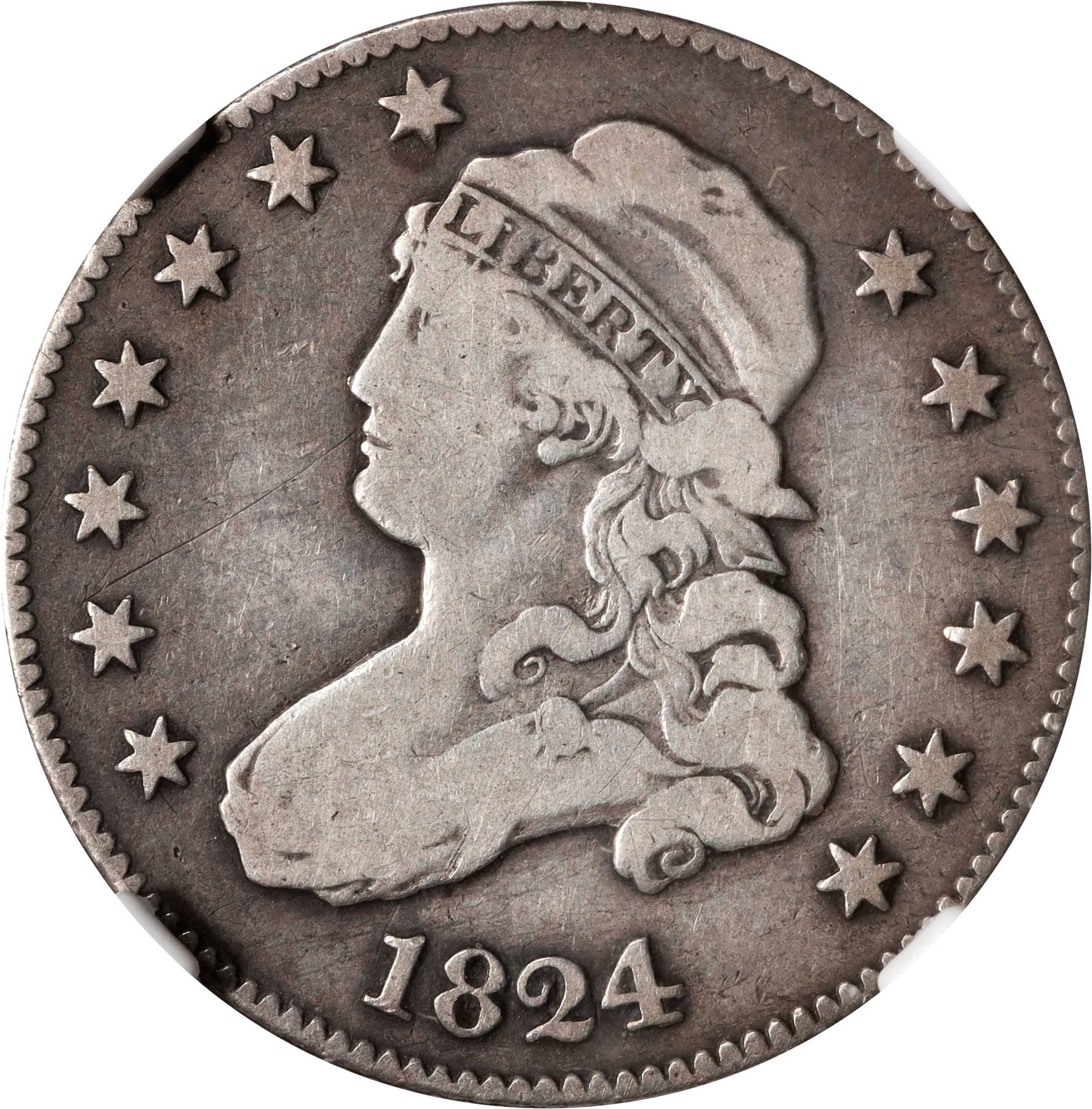 1824/2 25c Overdate, B-1 XF45 thumbnail 14