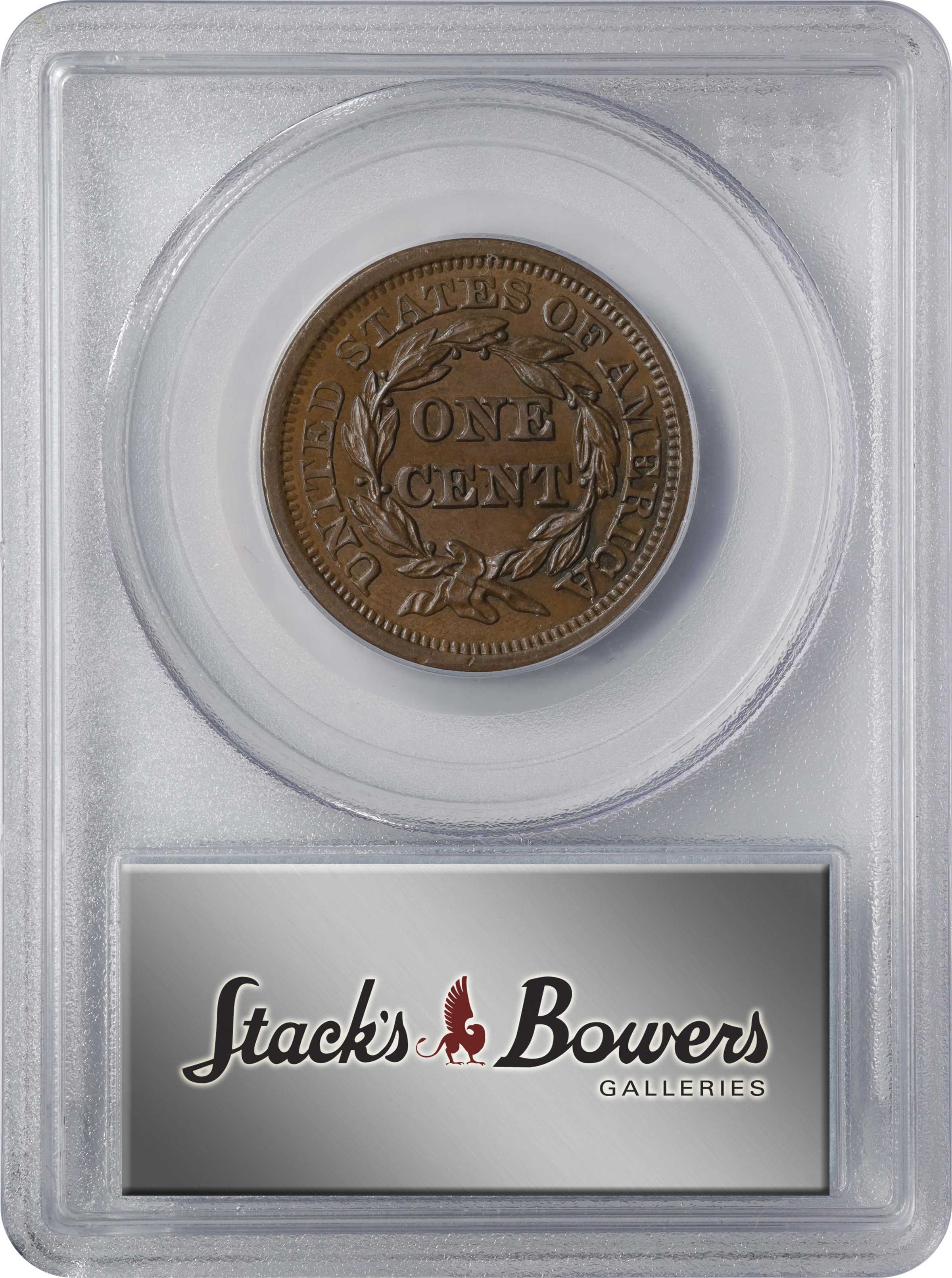 1855 1c Upright 55, N-13 MS BN thumbnail 10