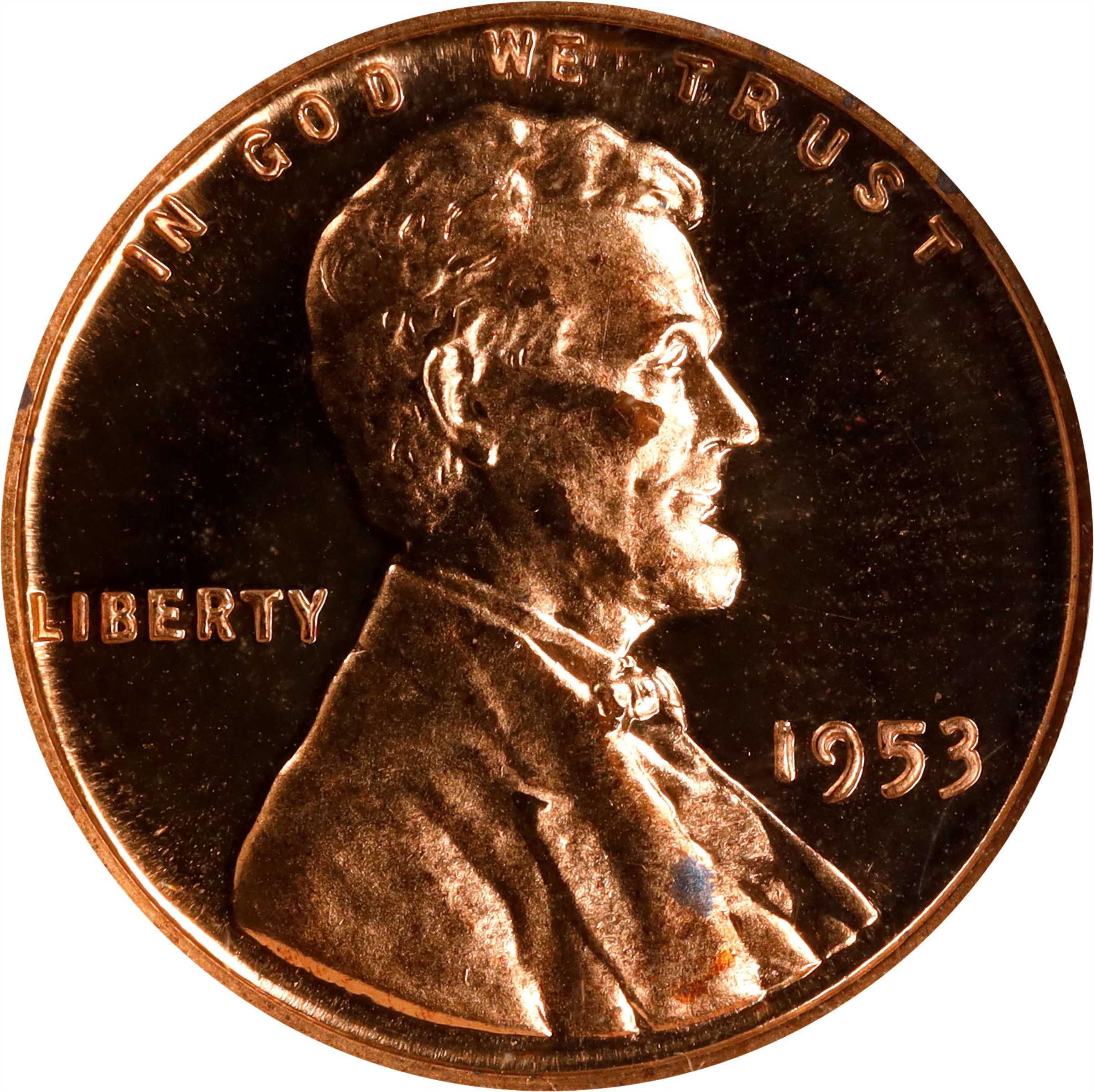 1953 Lincoln Cent. FS-101. Doubled Die Obverse. Proof-65 RD Cameo (NGC).