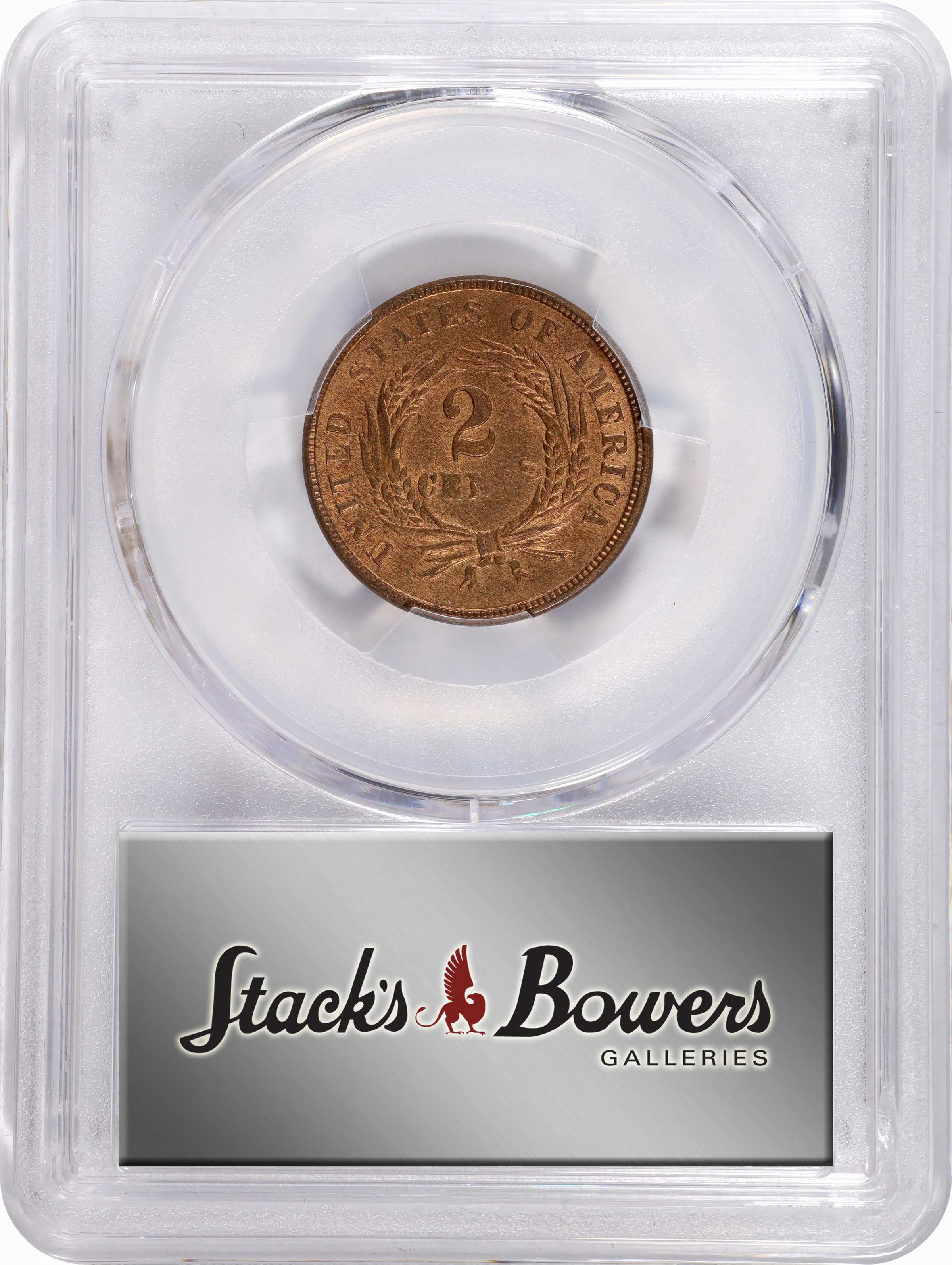 1865 2c Fancy 5 MS RB MS65 RB thumbnail 8