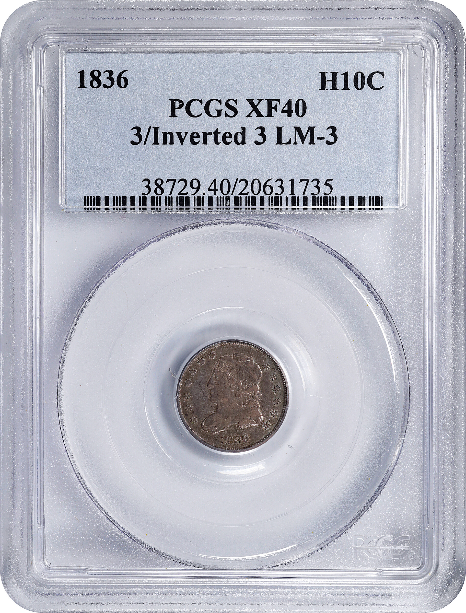 1836 H10c 3/Inverted 3 XF40 CAC thumbnail 7