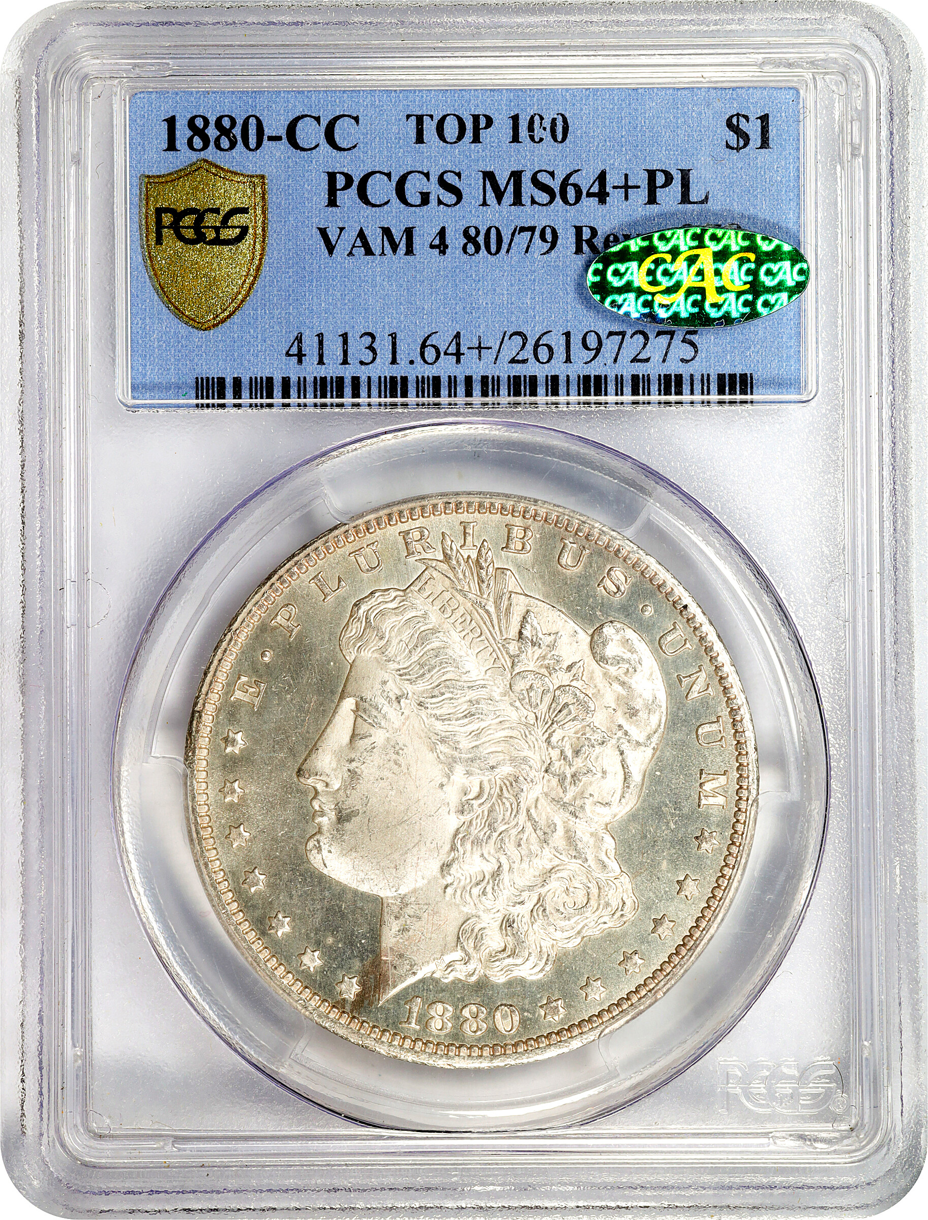 1880/79-CC $1  Reverse of 1878, VAM-4 MS PL MS64 PL thumbnail 7