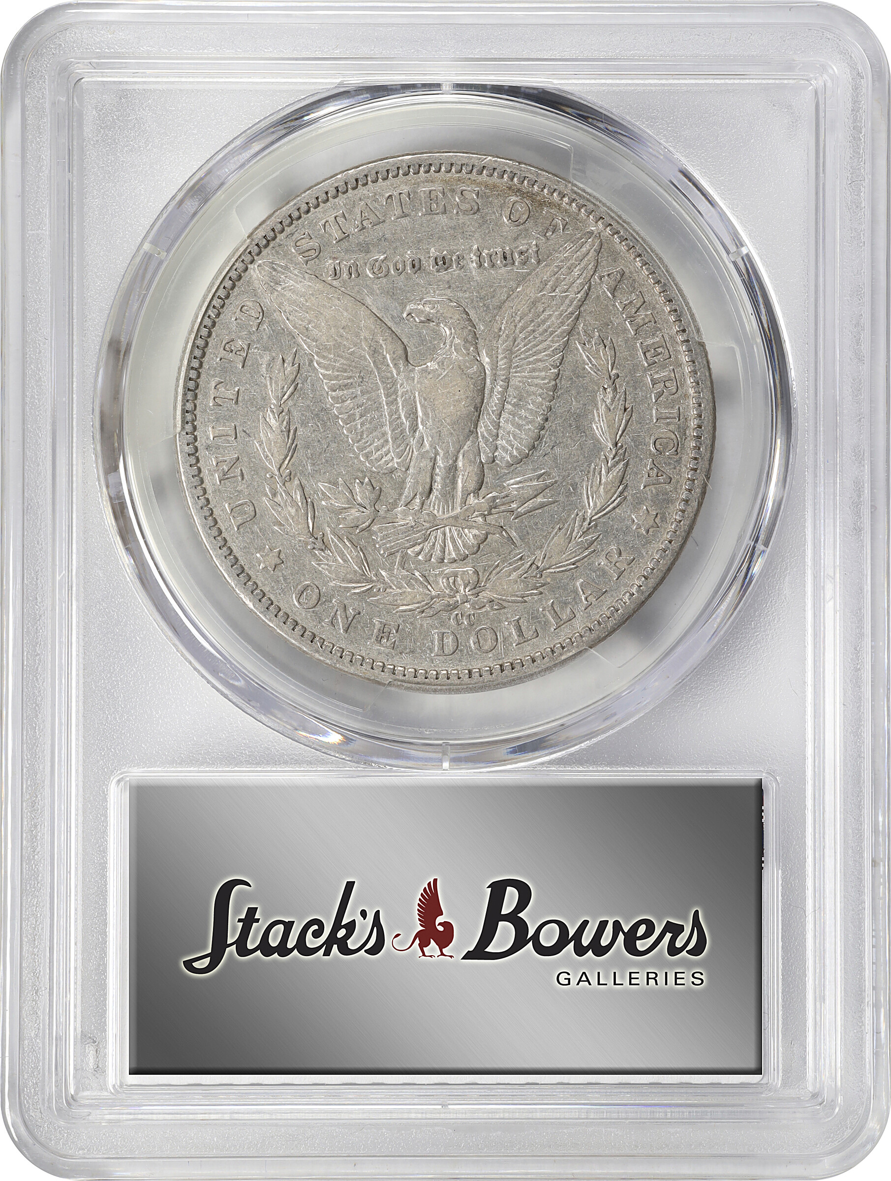 1890-CC $1  Tail Bar VF20 CAC thumbnail 4
