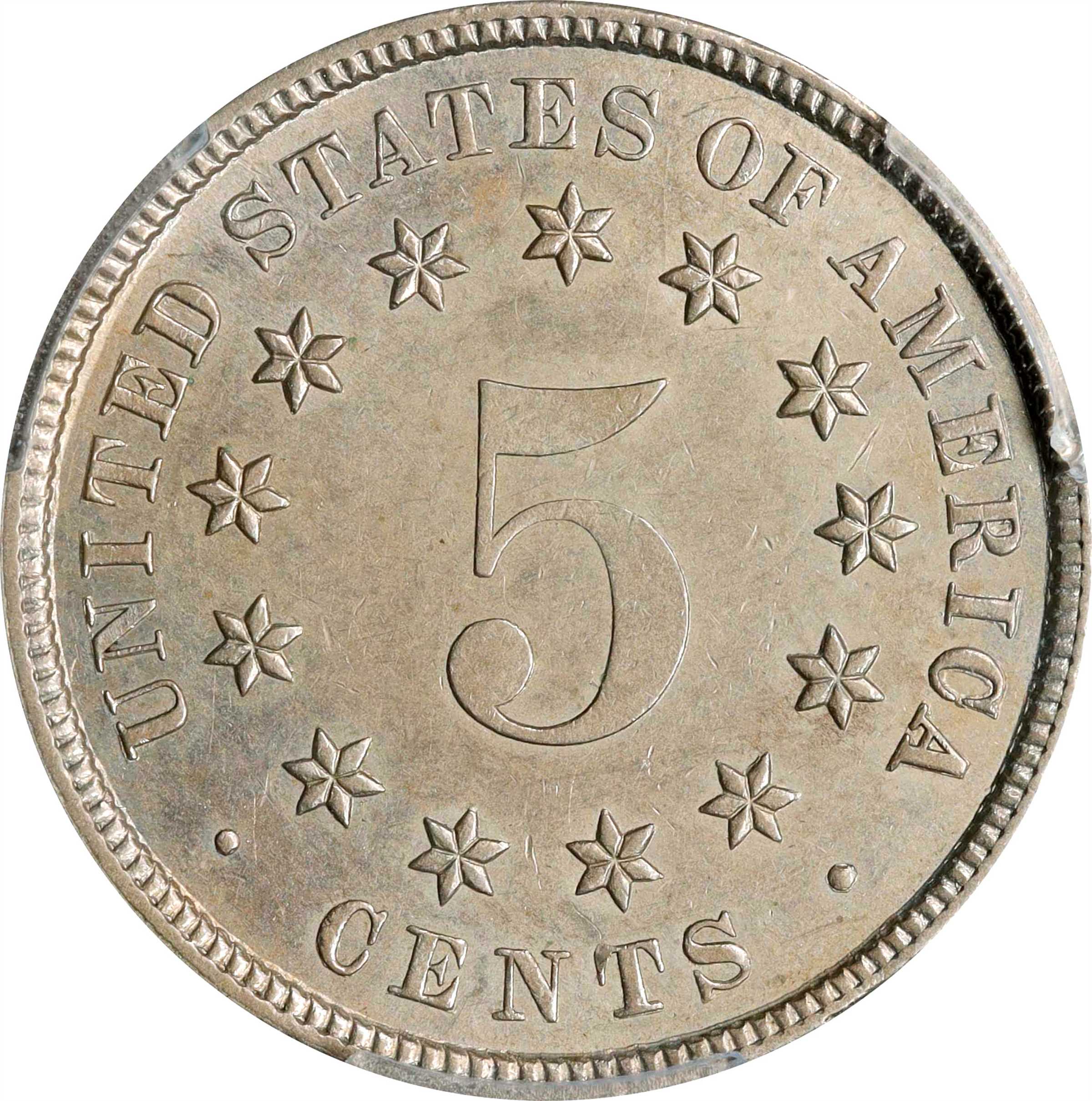 1883/2 5c Shield, Overdate, FS-303 MS66 thumbnail 14