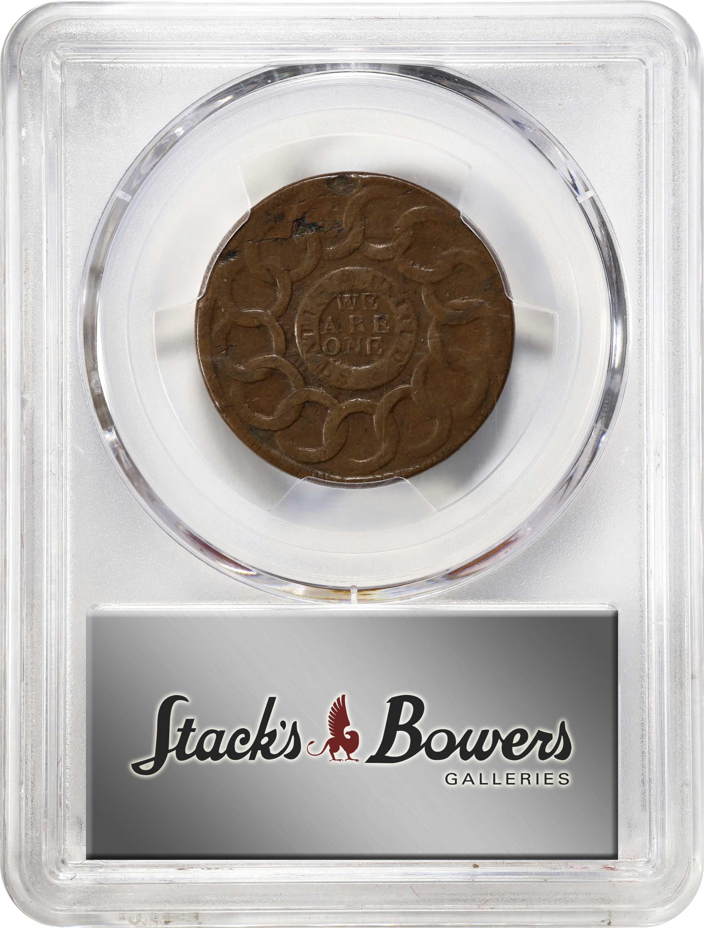 1787 Fugio 1c 4 Cinquefoils, STATES UNITED, Newman 12-M MS BN AU58 BN thumbnail 17