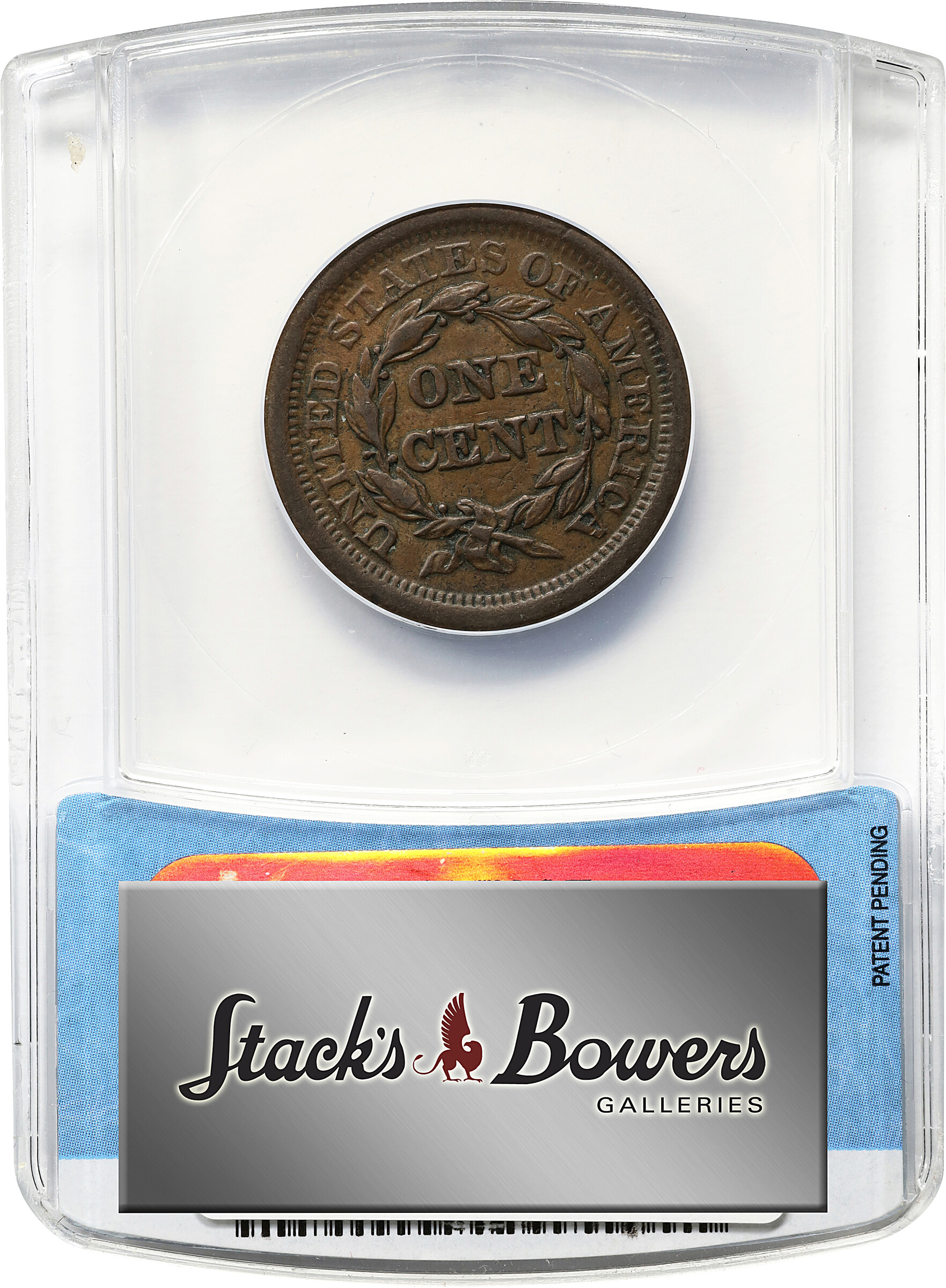 1843 1c Mature Head, Lg. Letters, N-6 MS BN thumbnail 7