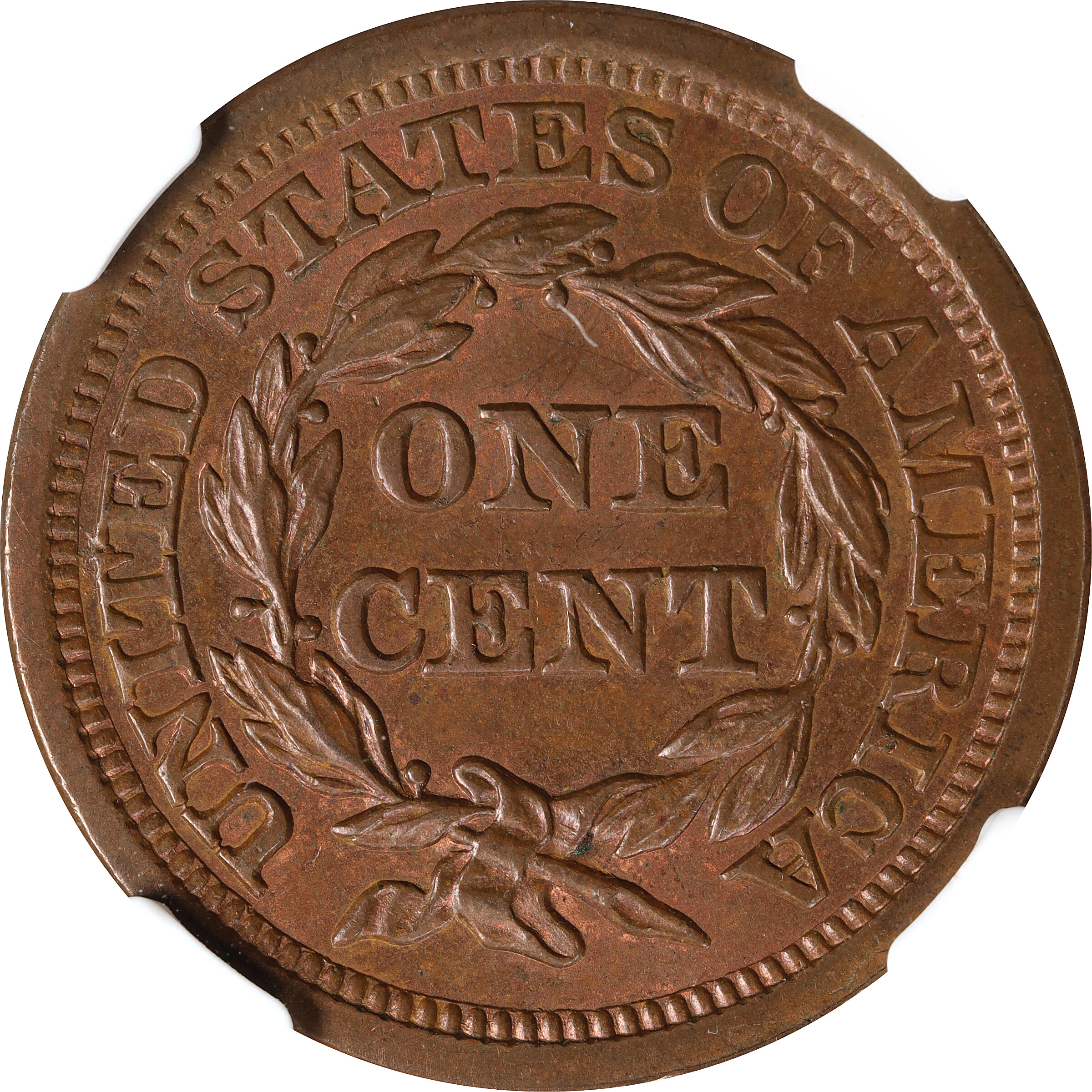 1856 1c Upright 5, N-7 MS BN MS67 BN thumbnail 2