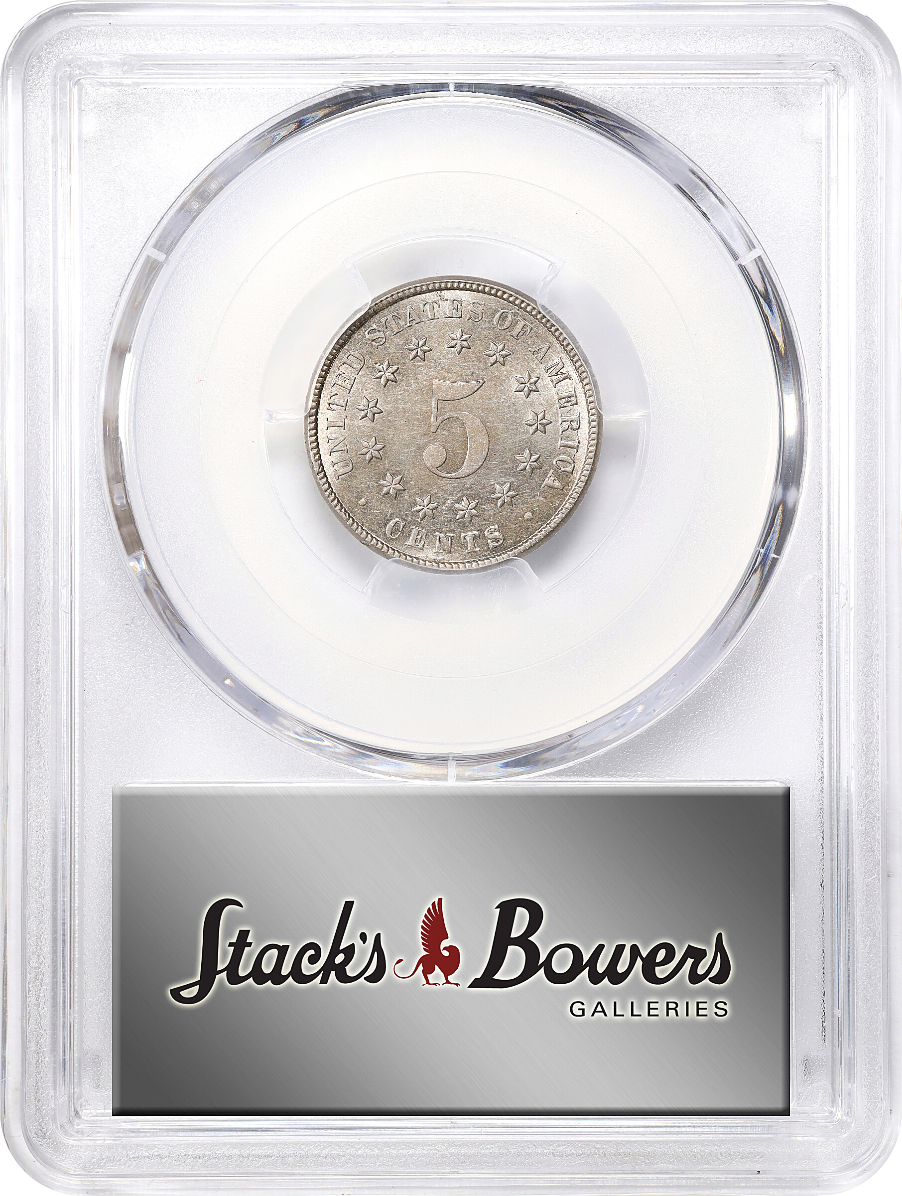 1883/2 5c Shield, Overdate, FS-305 G6 thumbnail 4
