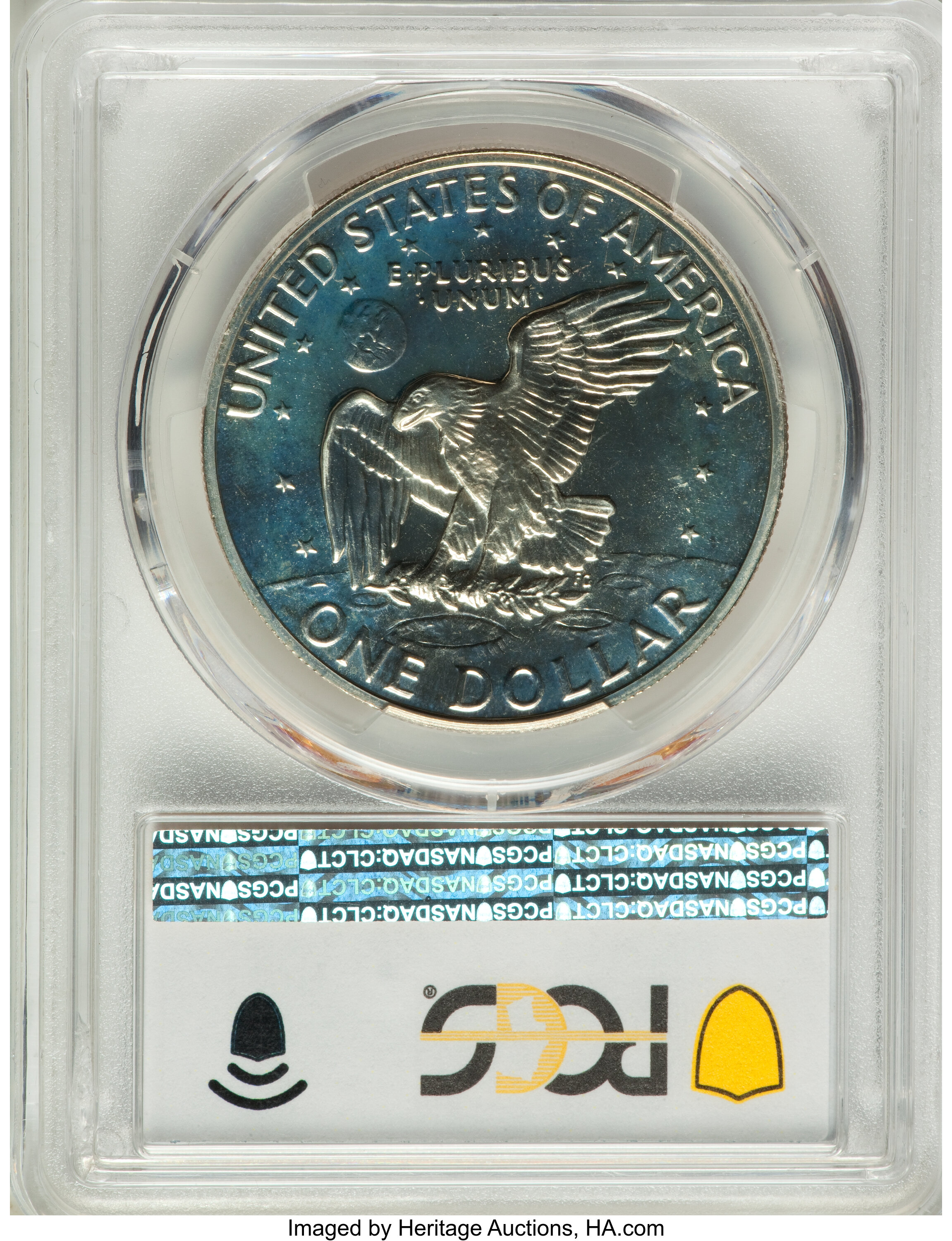 1971-S $1  Silver, Doubled Die Obverse, FS-103 PR DCAM thumbnail 4
