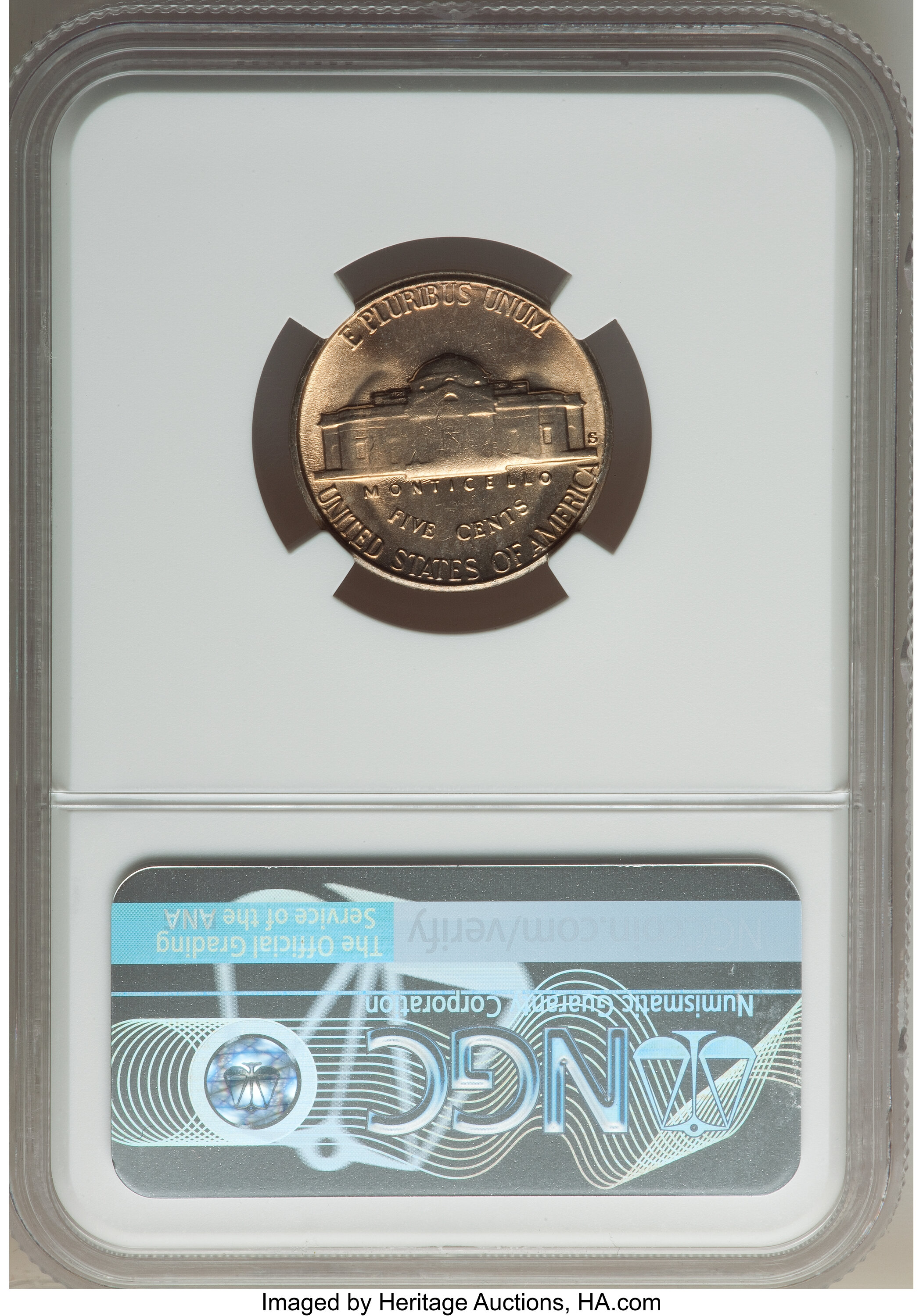 1954-S 5c Doubled Die Reverse, FS-801 MS65 thumbnail 13