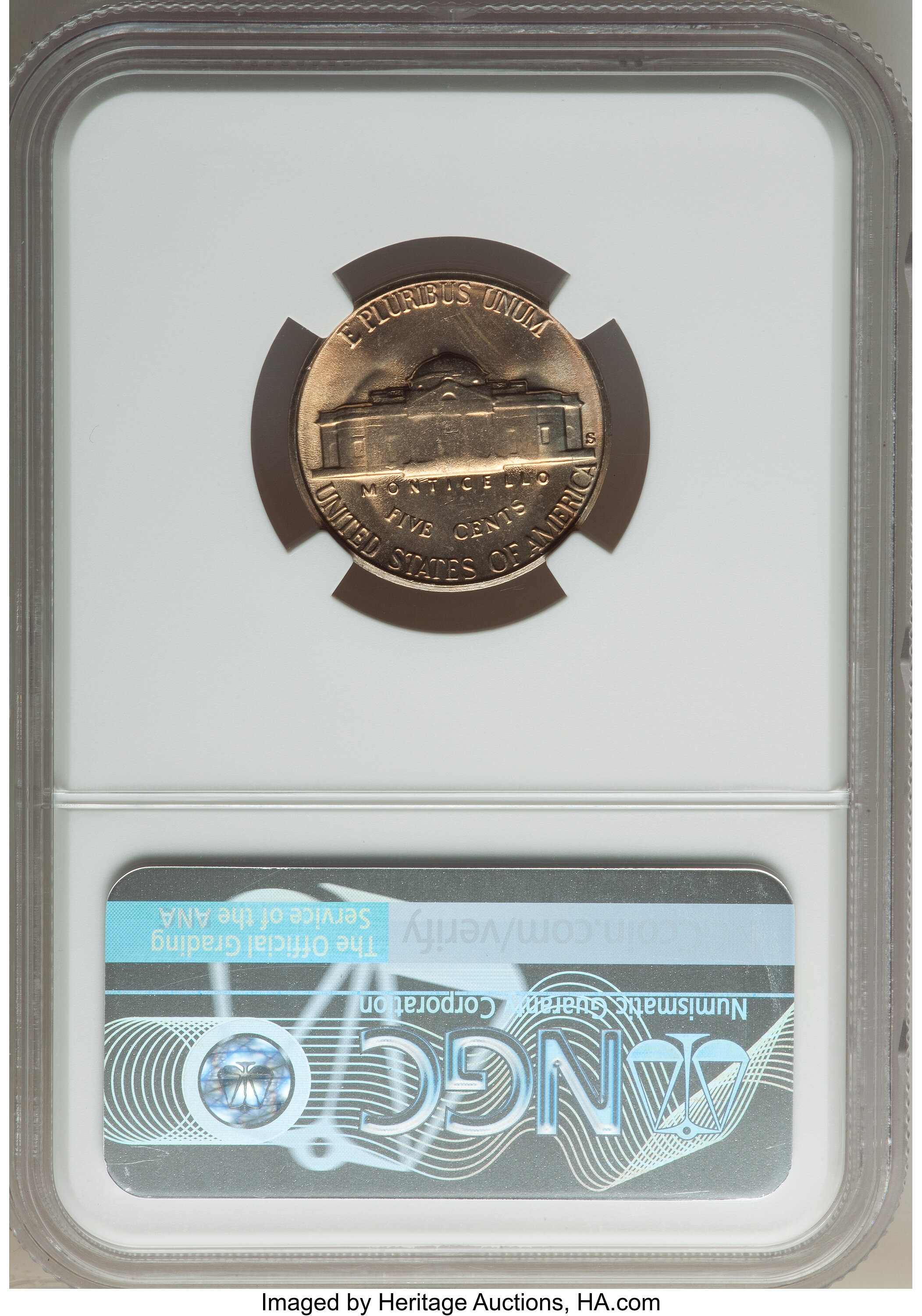1954-S 5c Doubled Die Reverse, FS-801 MS65 thumbnail 15