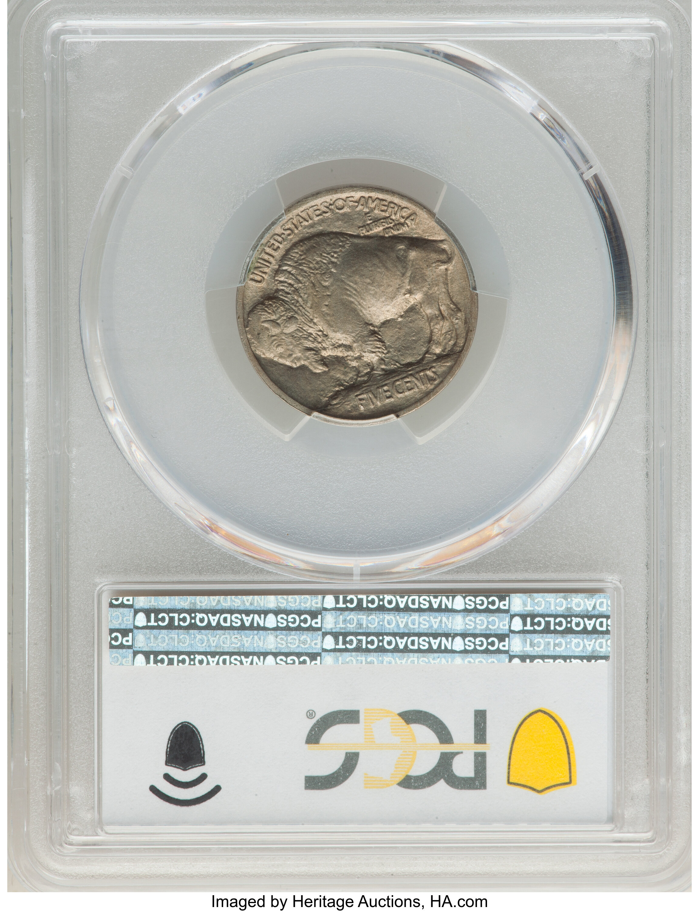 1913 5c Buffalo, Type 1, DDR, FS-1802 XF40 CAC thumbnail 2