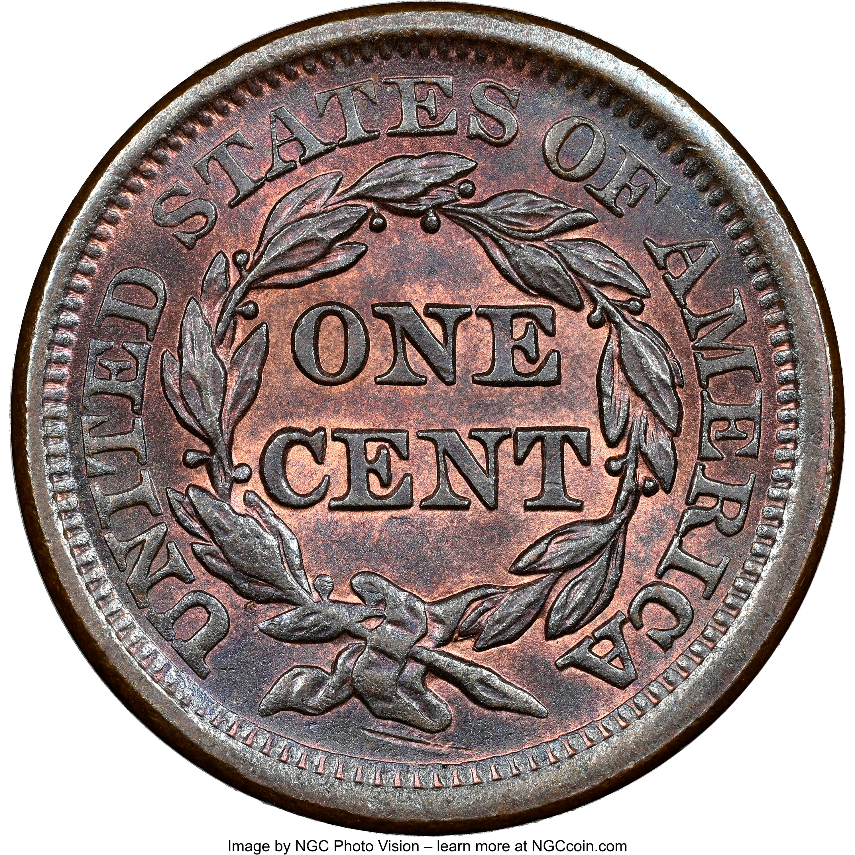 1856 1c Slanted 5, N-14 MS RB thumbnail 8