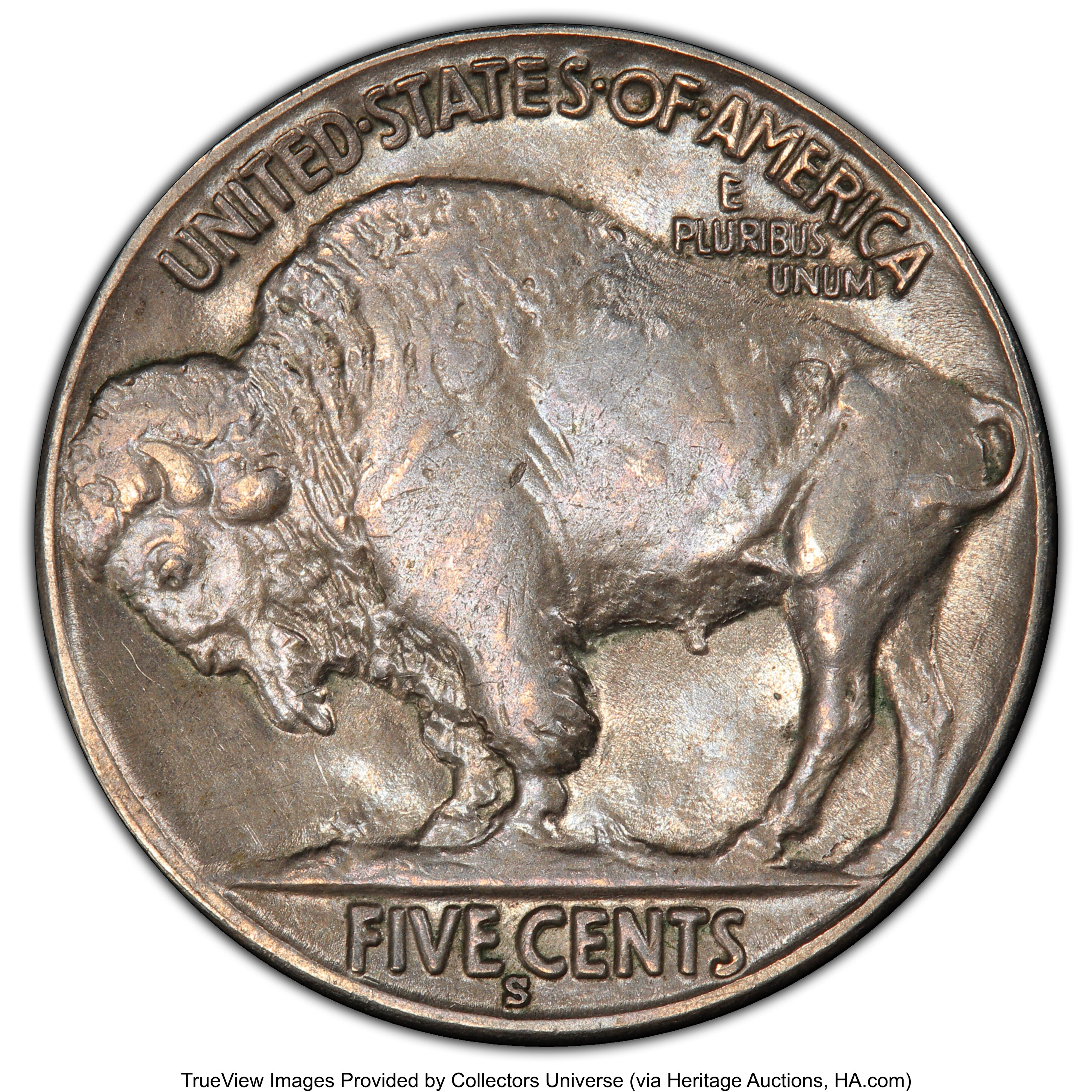 1935-S 5c G4 CAC thumbnail 9