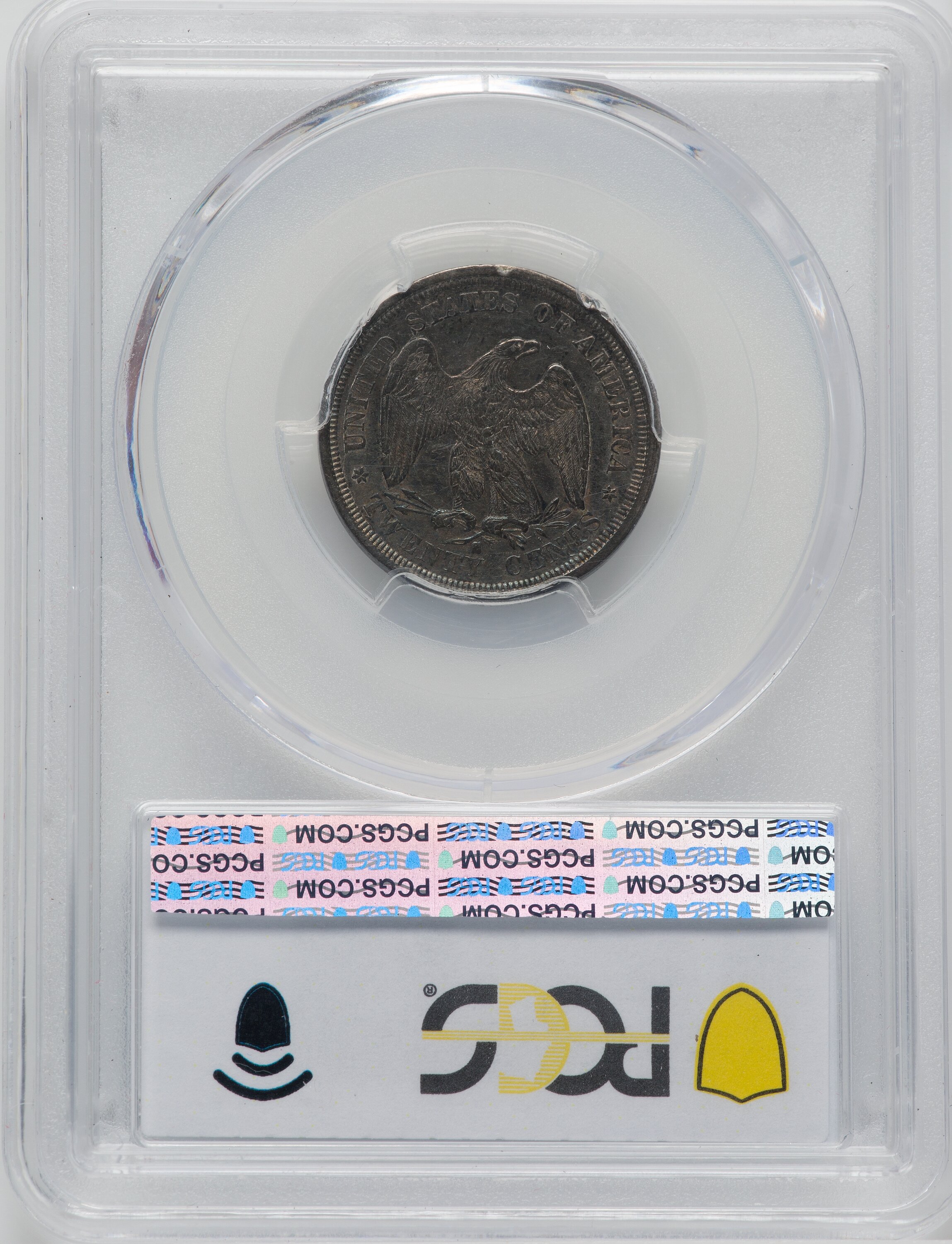 1875-S 20c Misplaced Date, FS-301 XF40 thumbnail 4