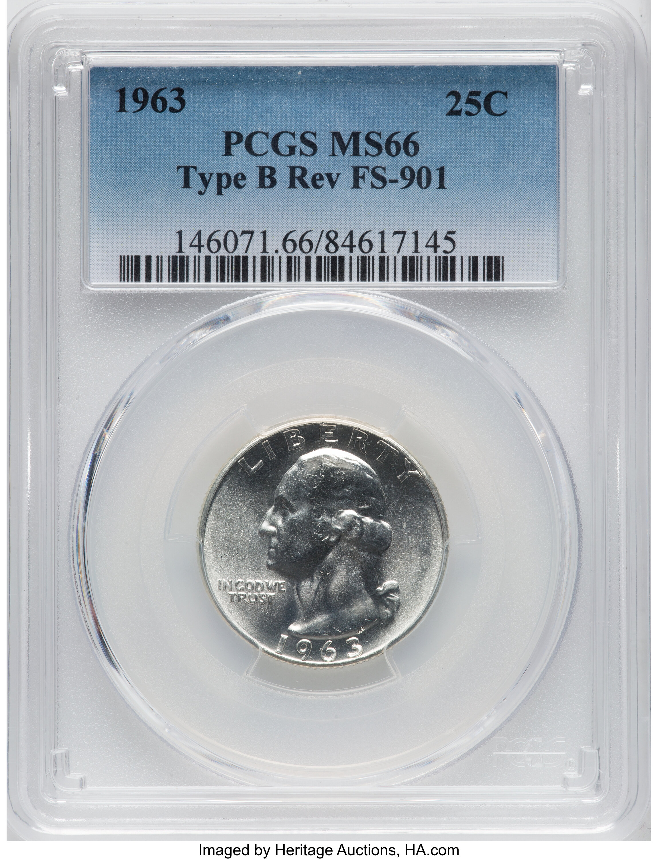 1963 Type B Reverse 2Nickel FS 901 MS Values | Greysheet