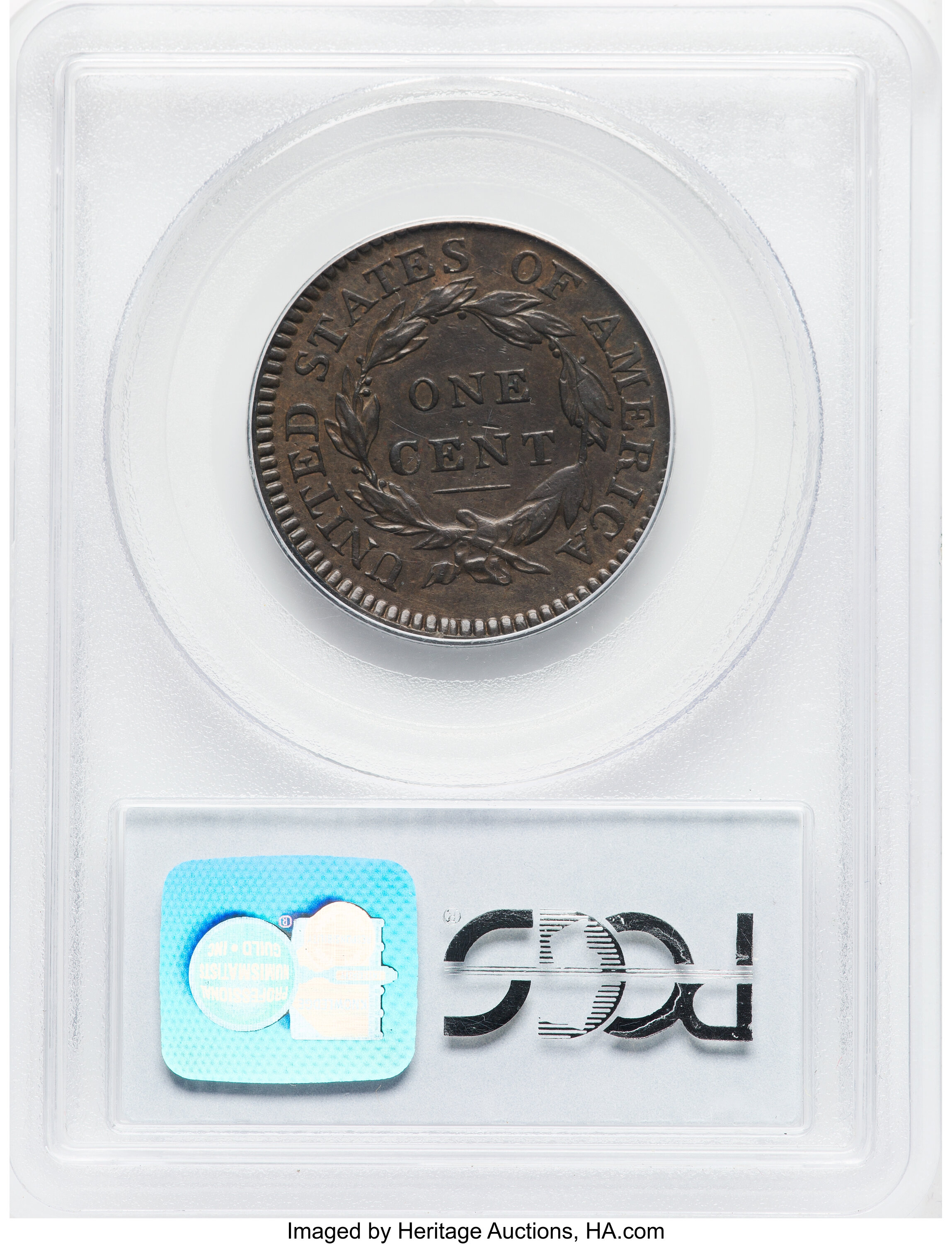 1817 1c 15 Stars MS BN AU55 BN CAC thumbnail 2