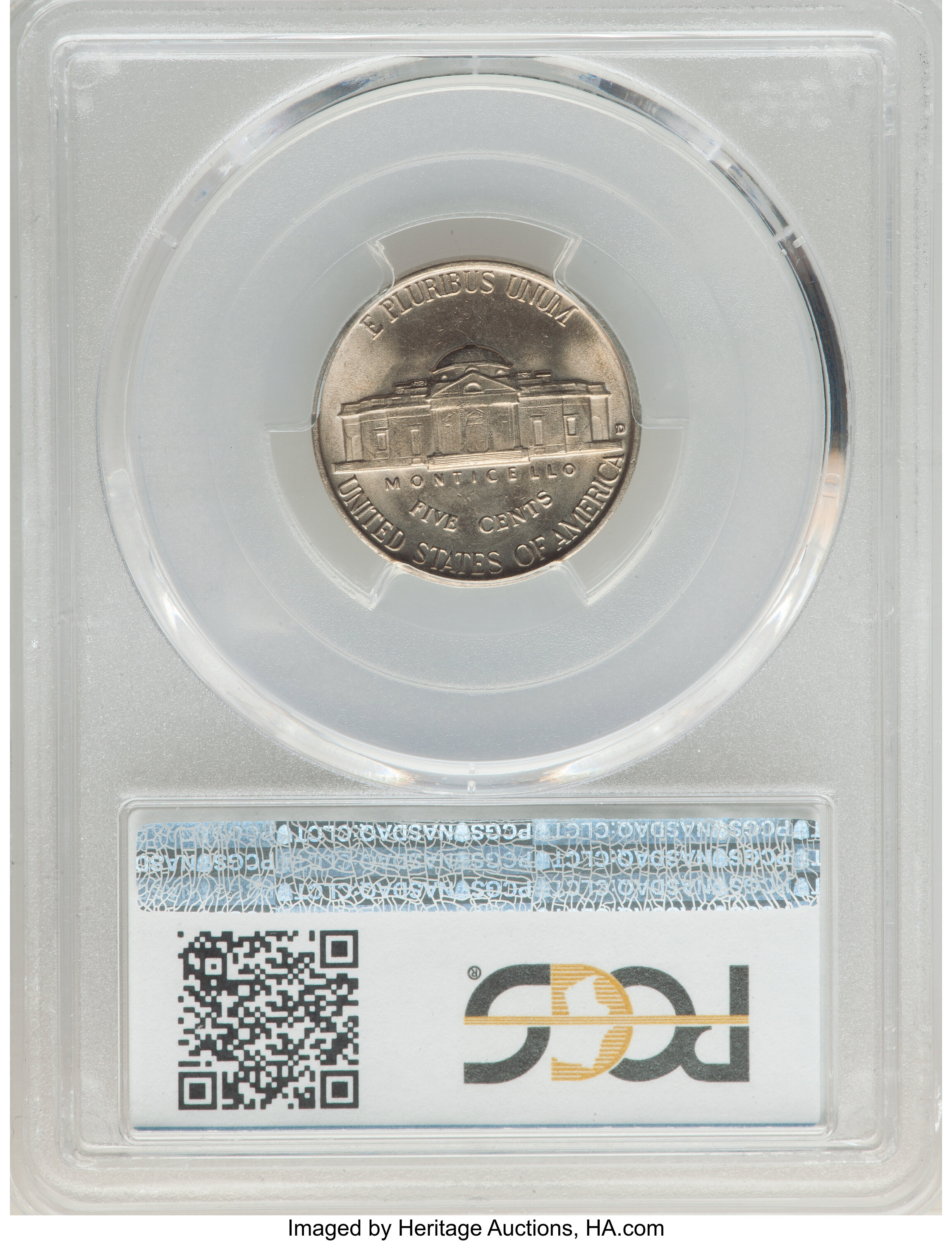 1942-D/D 5c D/Horizontal D, FS-501 MS FS MS66 FS thumbnail 5