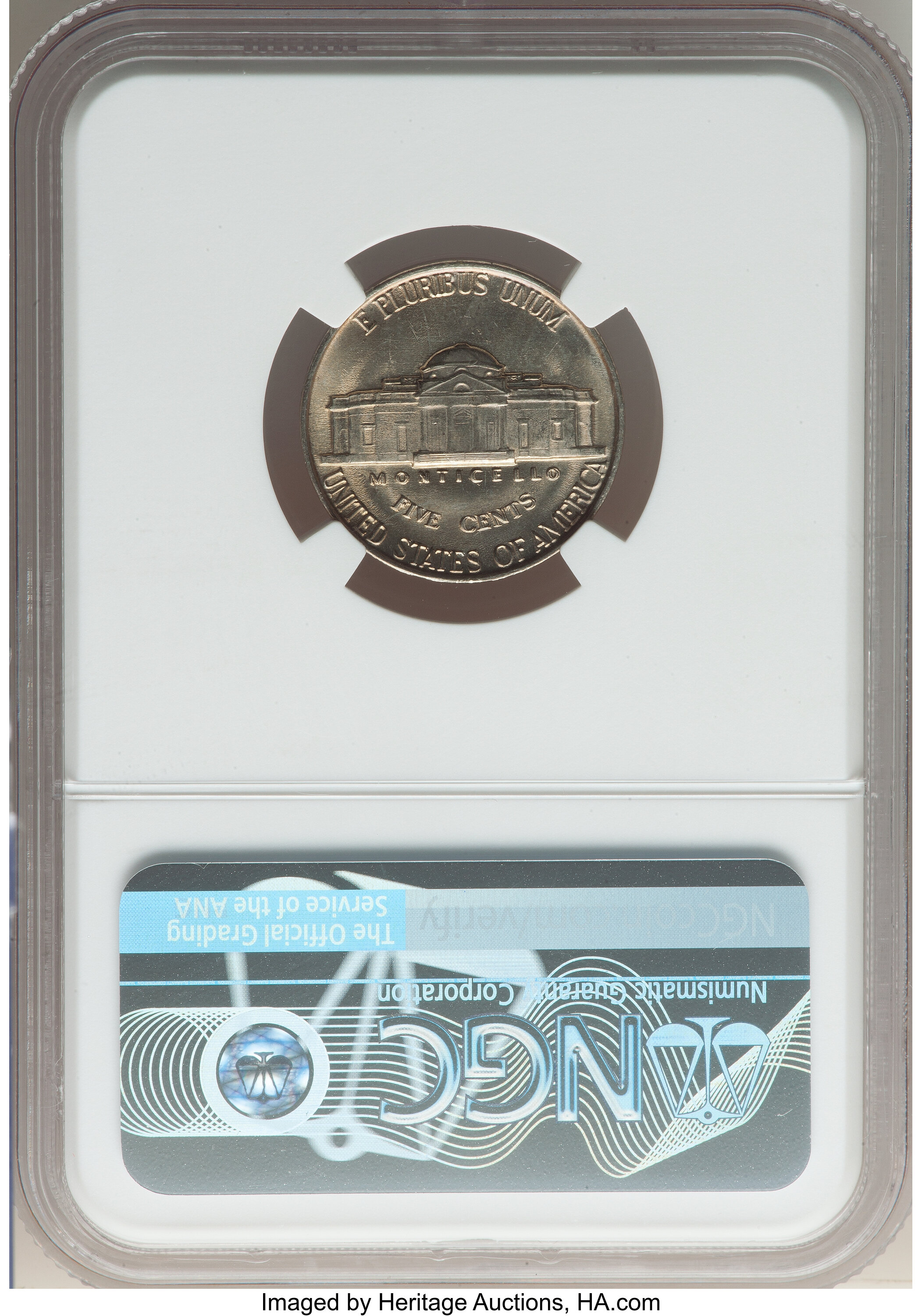1939 5c Reverse of 1940, Doubled Monticello MS FS MS63 FS thumbnail 17
