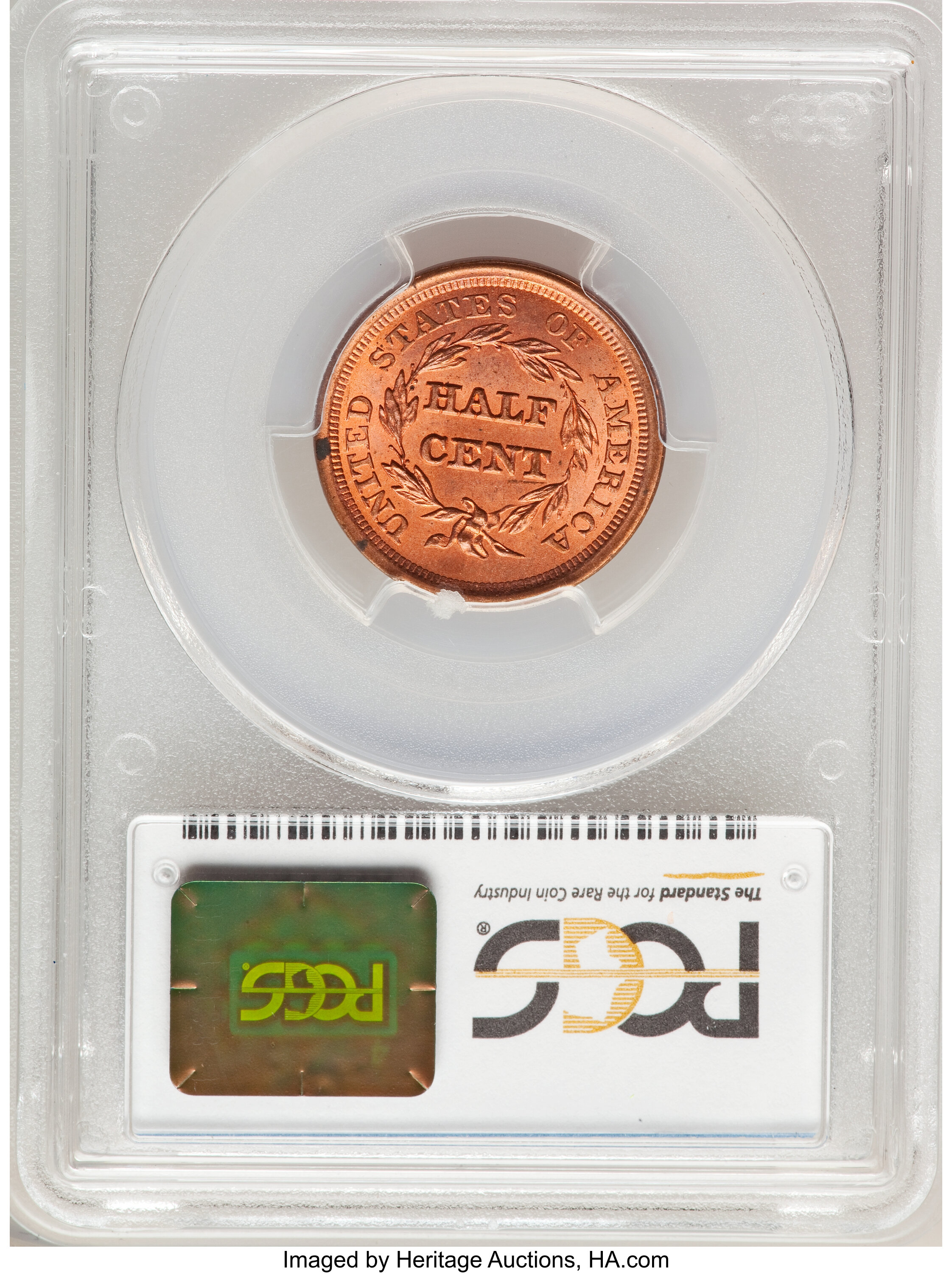 1856 1/2c C-1 MS RD thumbnail 5