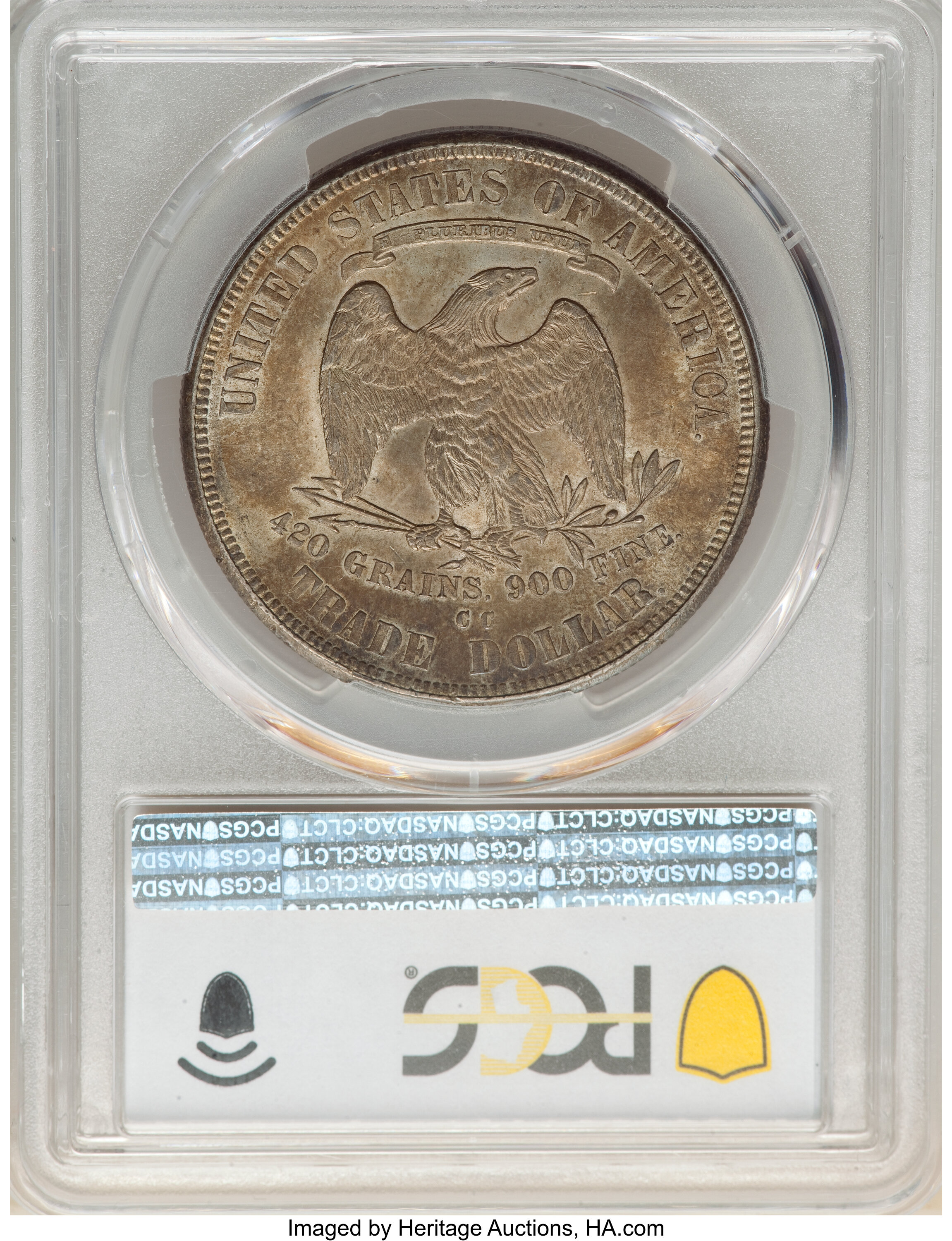 1876-CC Trade$ Obverse I, Reverse II AU58 CAC thumbnail 19