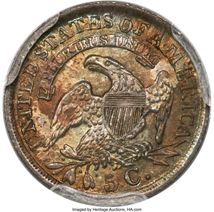 image for: 1836 H10C 3 Over Inverted 3, V-4, LM-3, FS-301, R.1, MS66+ PCGS. CAC....