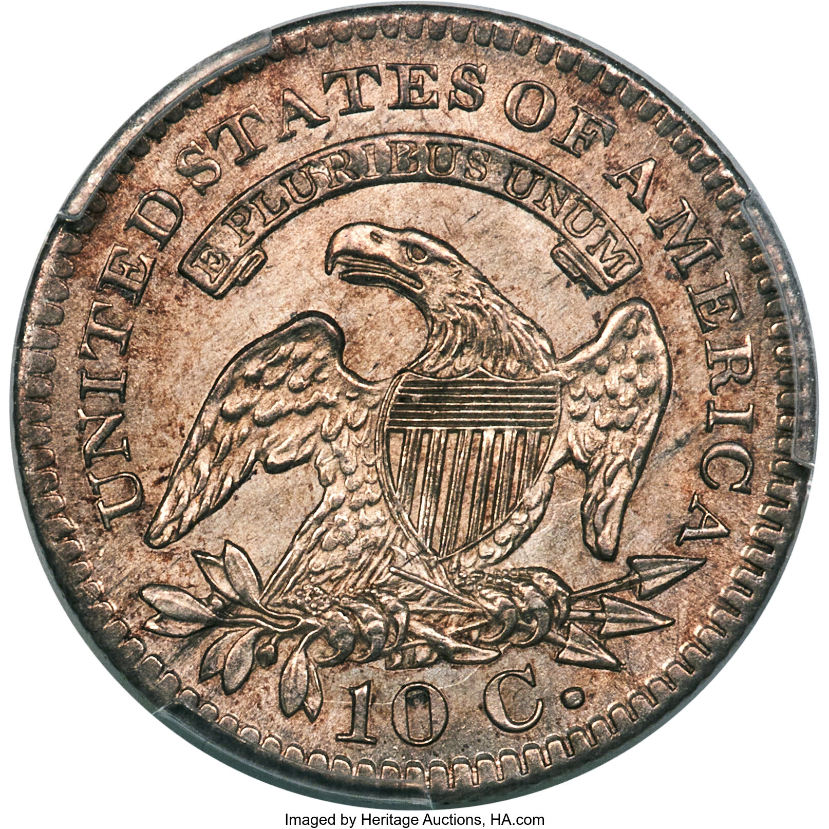 1822 10c JR-1 VF25 CAC thumbnail 17