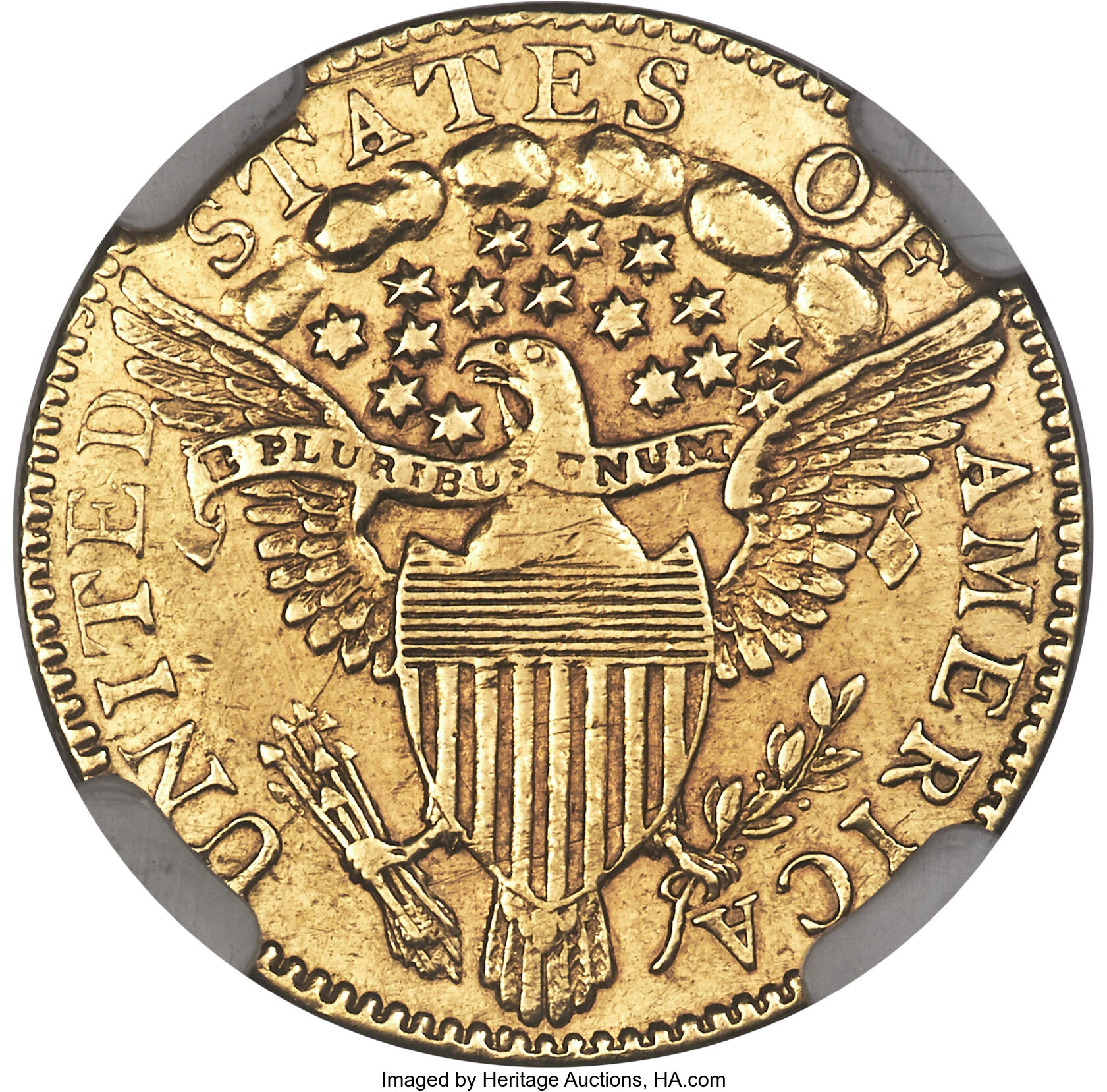 1796 $2 1/2 Stars Obverse XF40 thumbnail 2