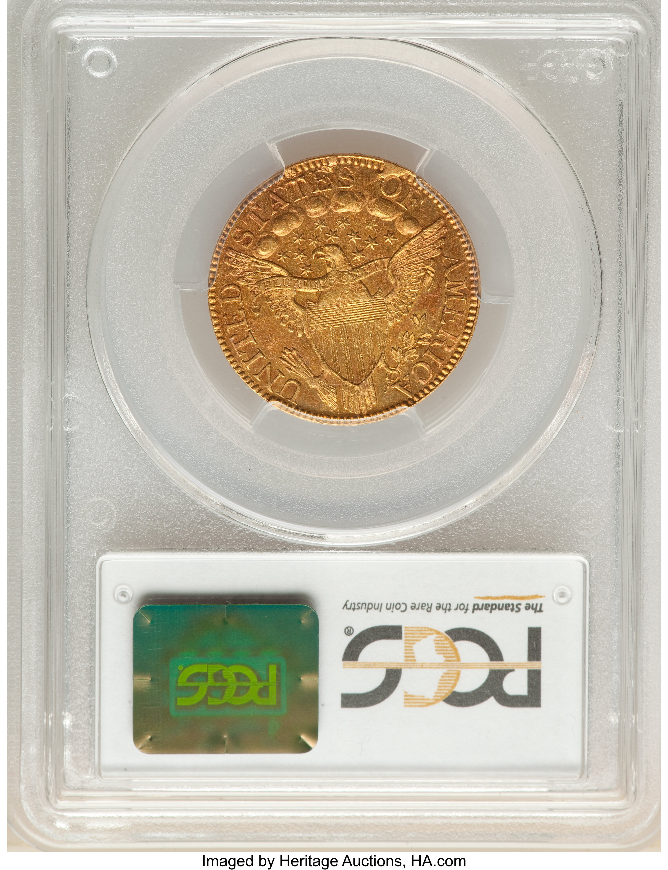 1798 $5  Large Eagle, Large 8, 13 Stars, BD-4 MS64 thumbnail 6
