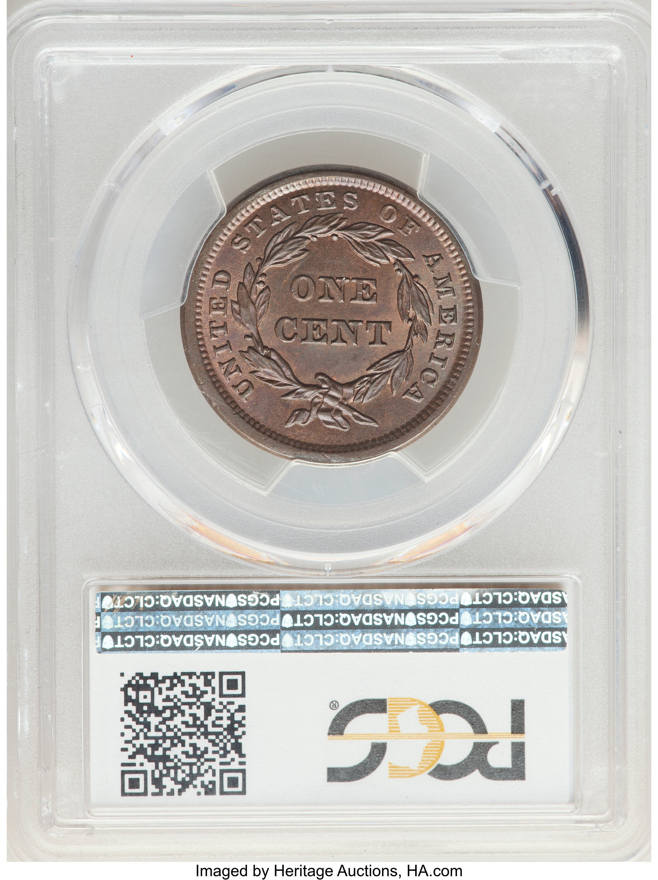 1840 1c Large Date MS BN MS66 BN thumbnail 2