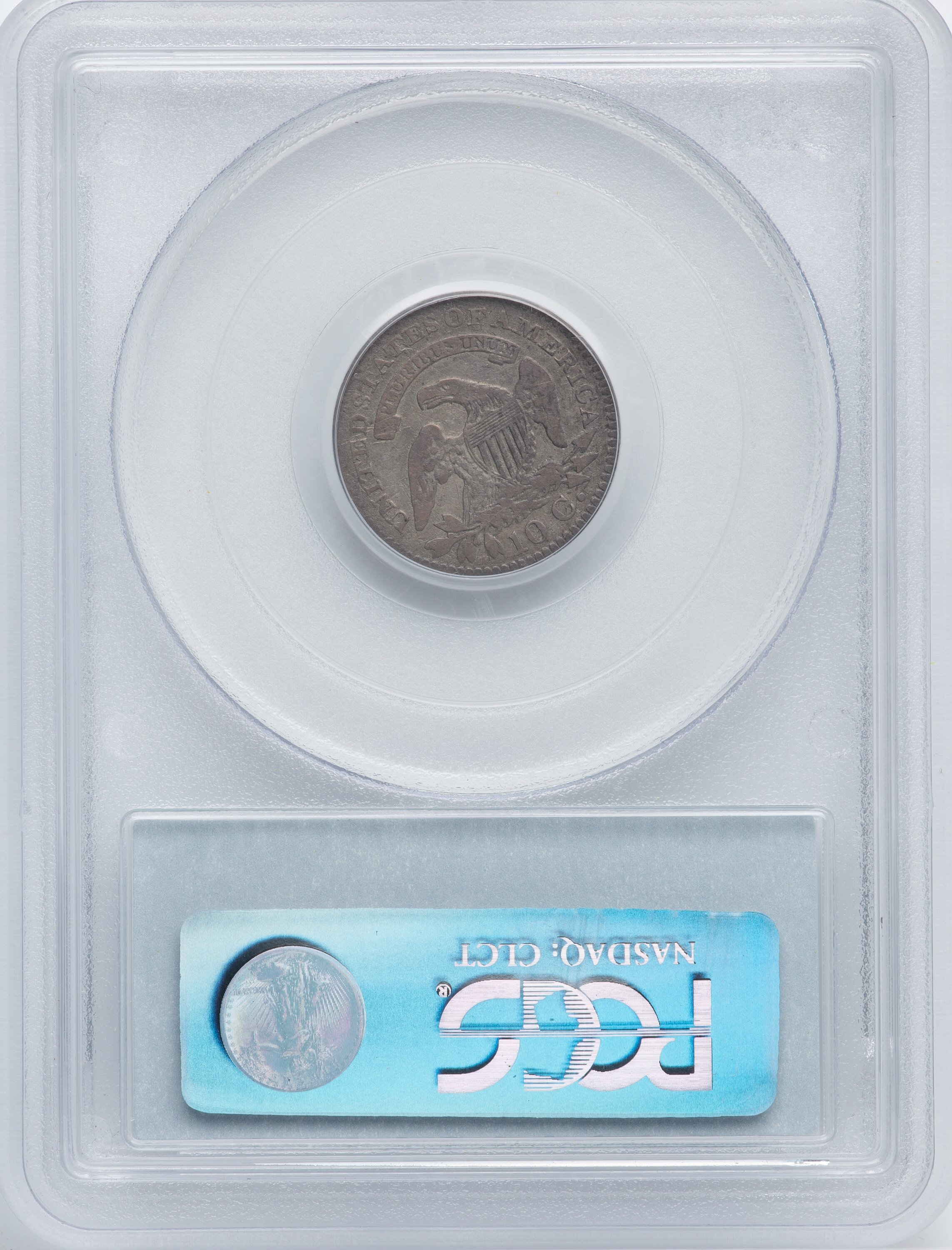 1822 10c JR-1 VF25 CAC thumbnail 2