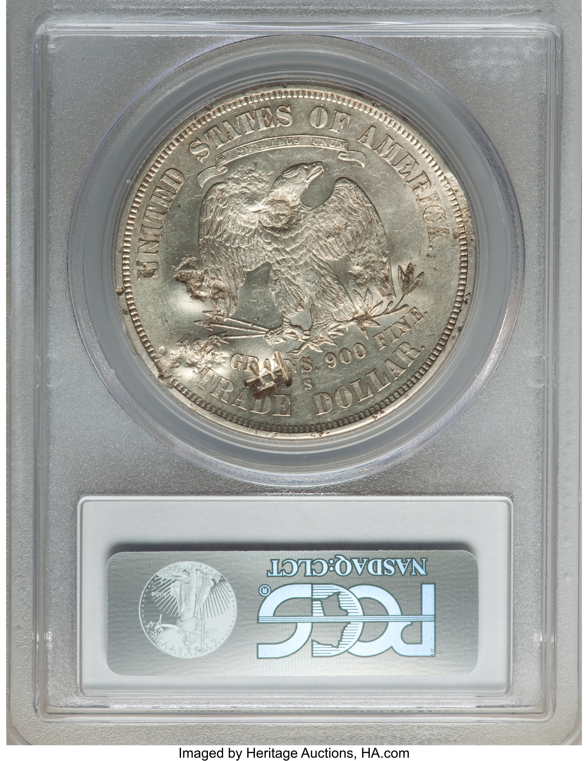 1875-S/CC Trade$ Chopmarked MS62 thumbnail 4