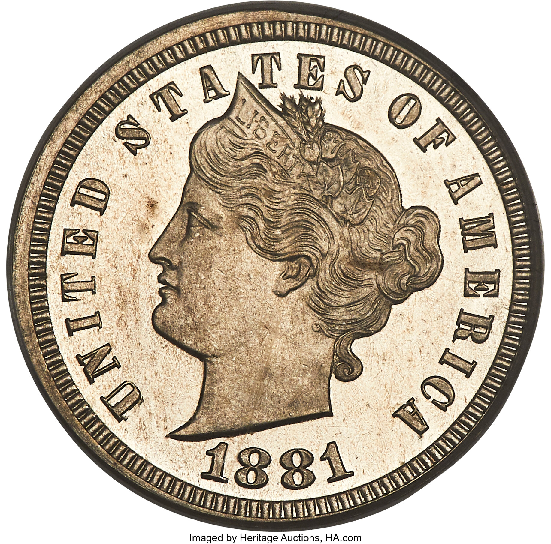 1881 3C Liberty Three Cent, Judd-1668, Pollock-1869, High R.6, PR63 Cameo PCGS. CAC. ...