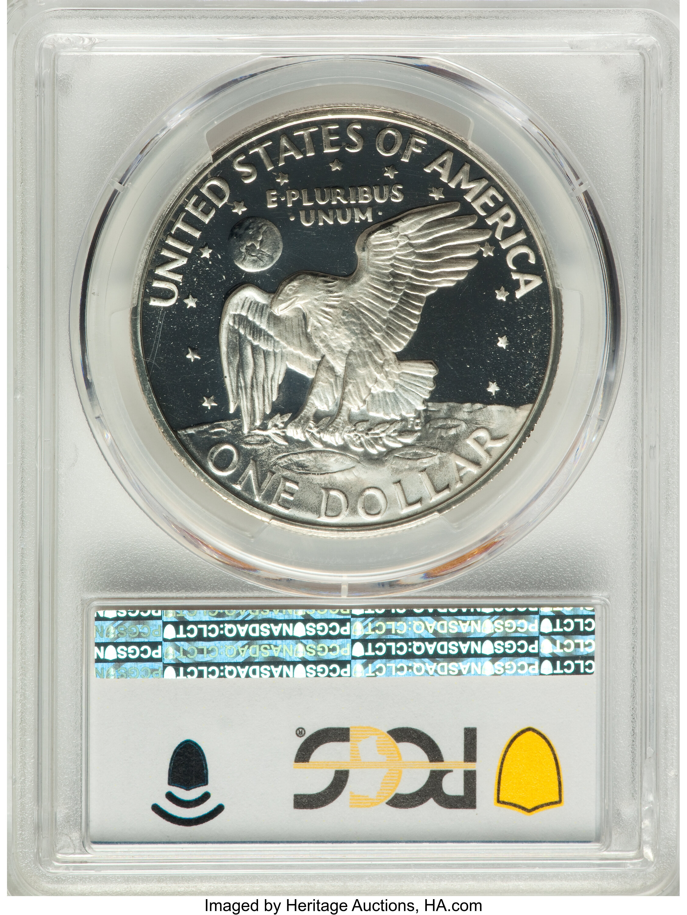 1971-S $1  Silver, Doubled Die Obverse, FS-801 PR DCAM PR61 DCAM thumbnail 4