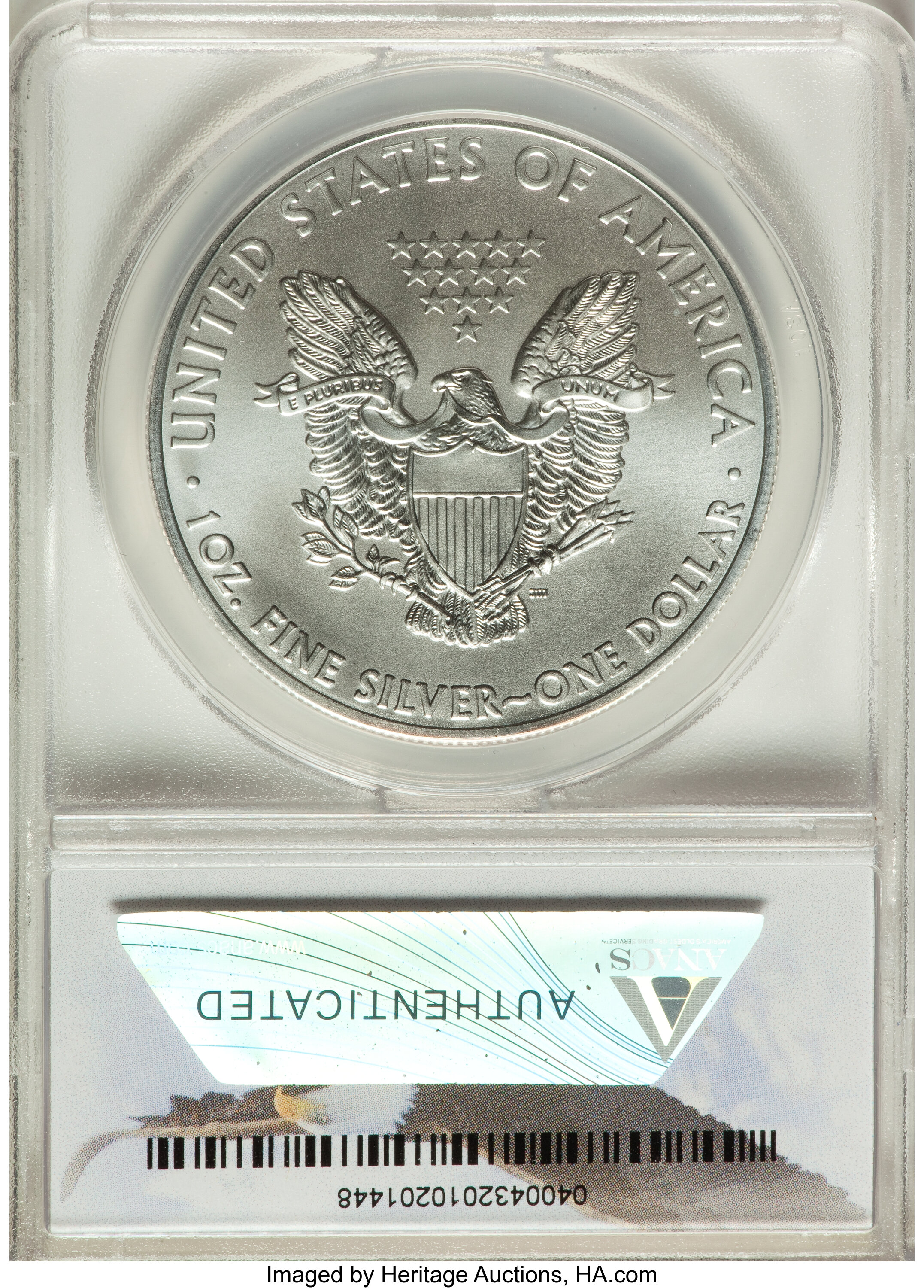 2015-(P) $1  Silver Eagle, Struck at Philadelphia Mint MS66 thumbnail 17