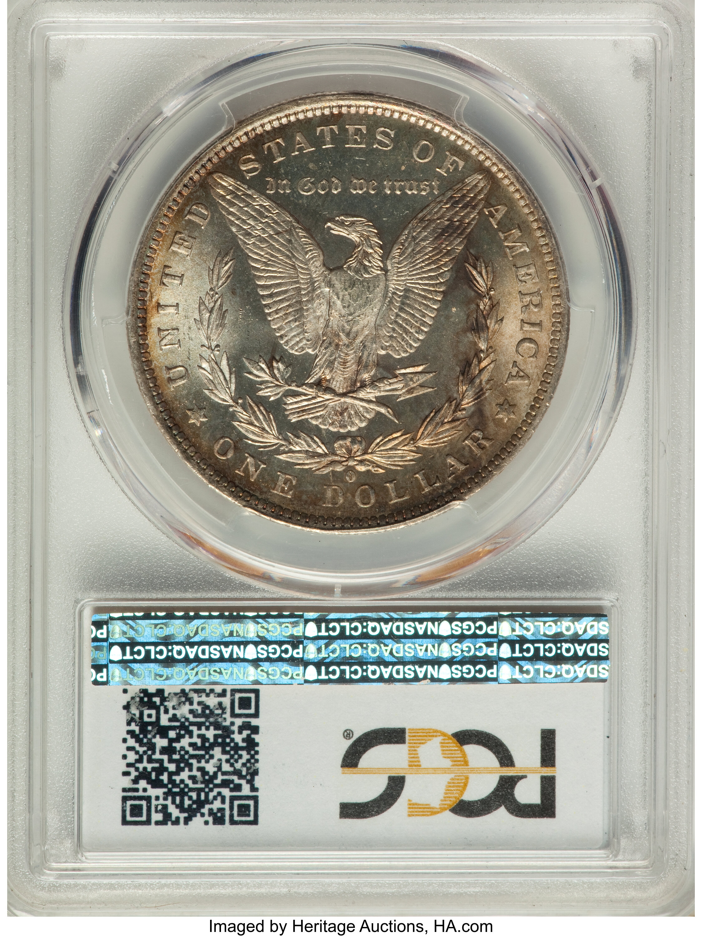 1884-O/O $1  Repunched Mintmark, VAM-6 MS PL MS61 PL CAC thumbnail 11