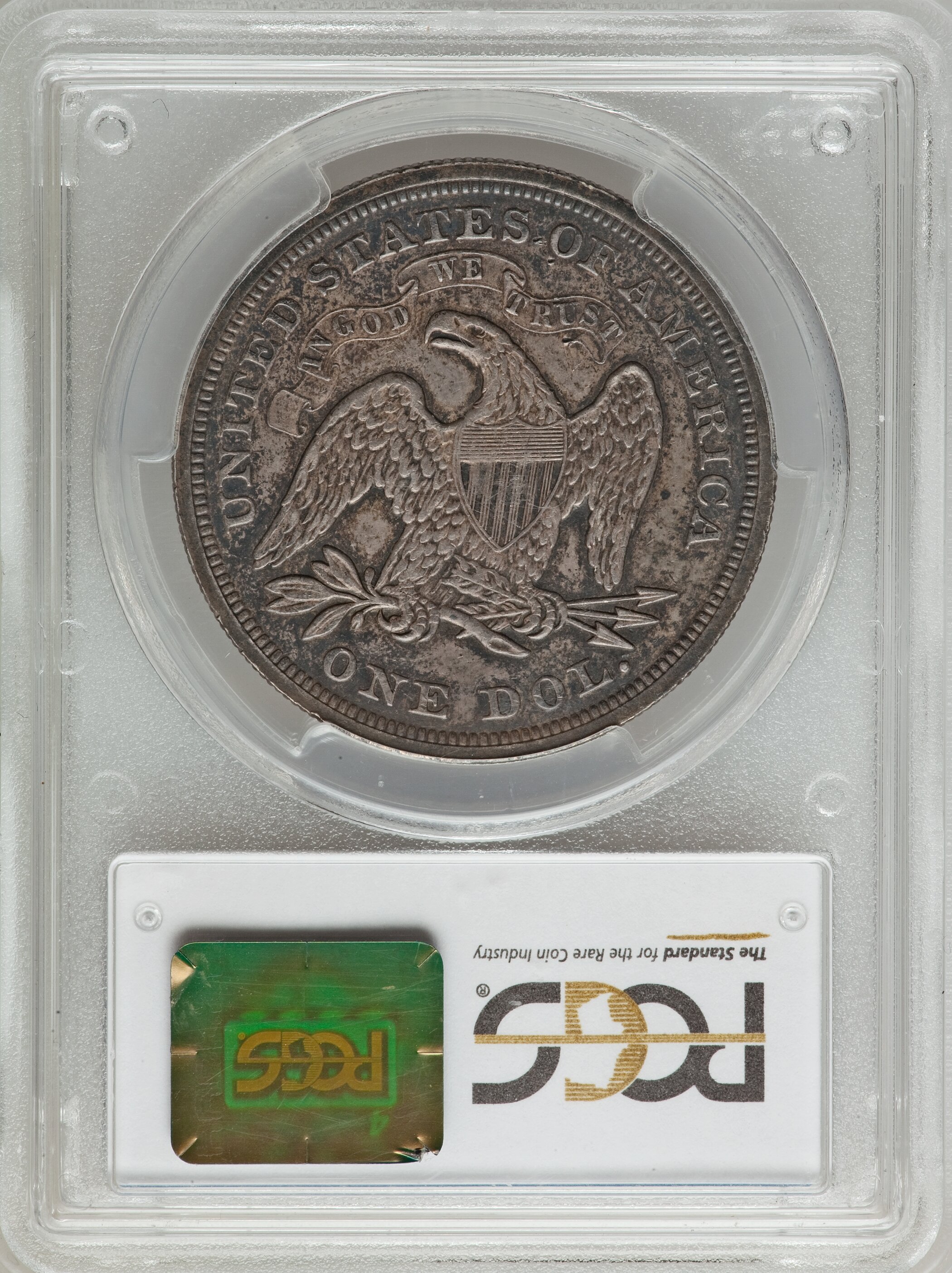 1868 $1  Misplaced Date, FS-301 VF30 thumbnail 9