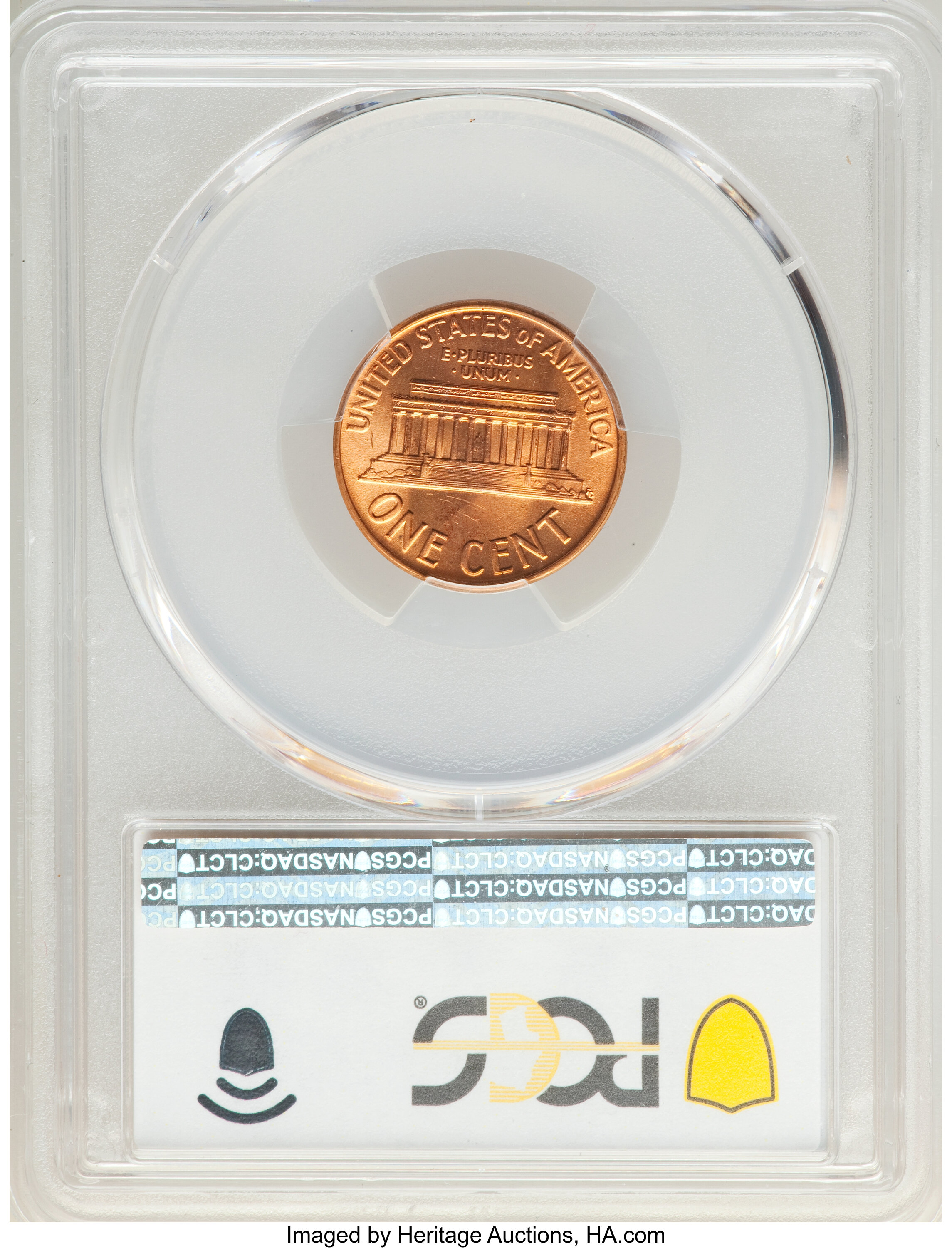 1959-D/D 1c Repunched Mintmark, FS-501 MS RD MS65 RD thumbnail 7