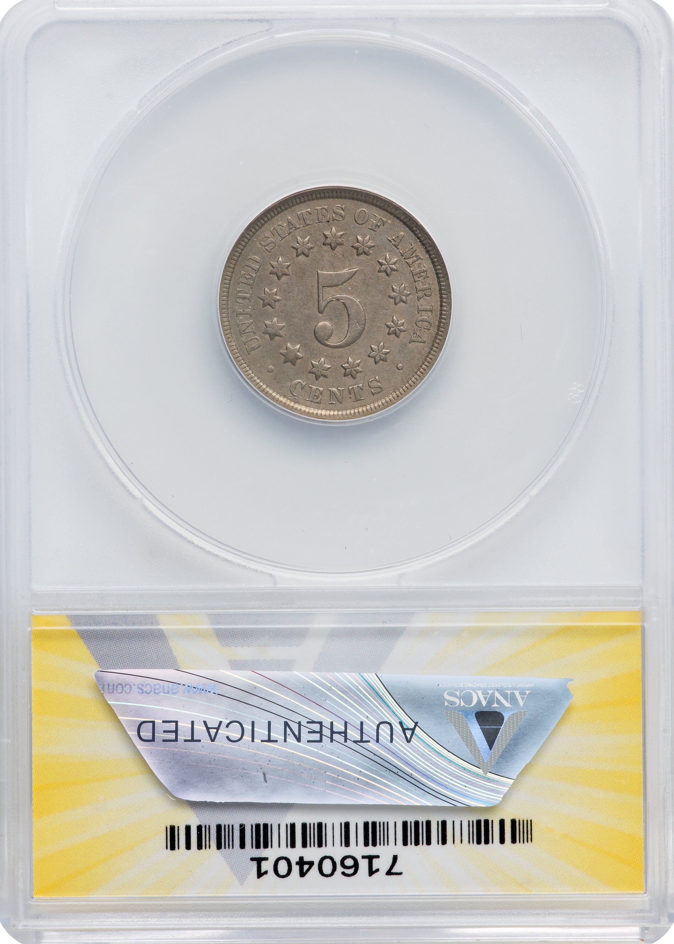 1868 5c Reverse of 1868, FS-901 MS61 thumbnail 8