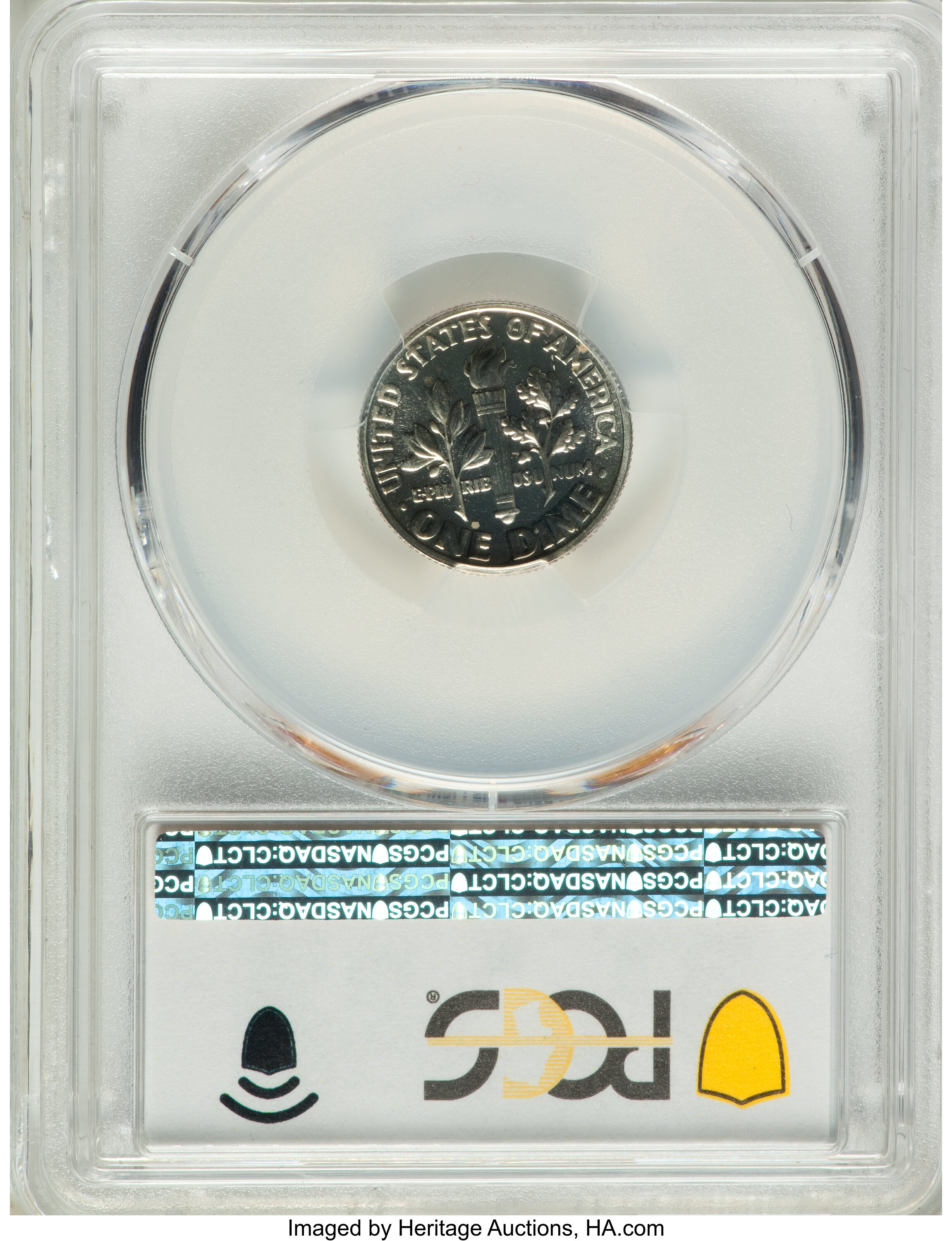 1963 10c Doubled Die Reverse, FS-801 PR thumbnail 3